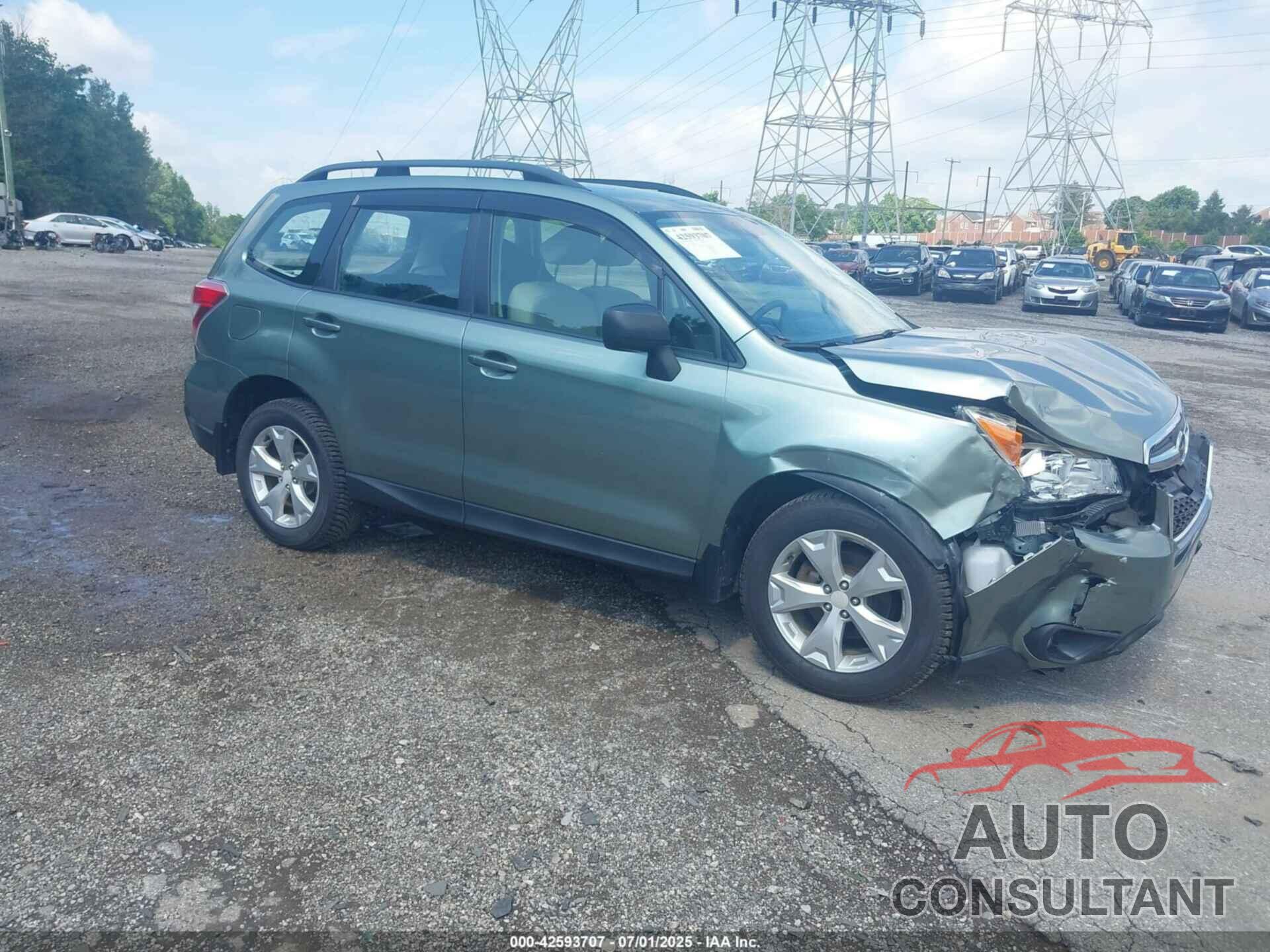 SUBARU FORESTER 2015 - JF2SJABC2FH595707