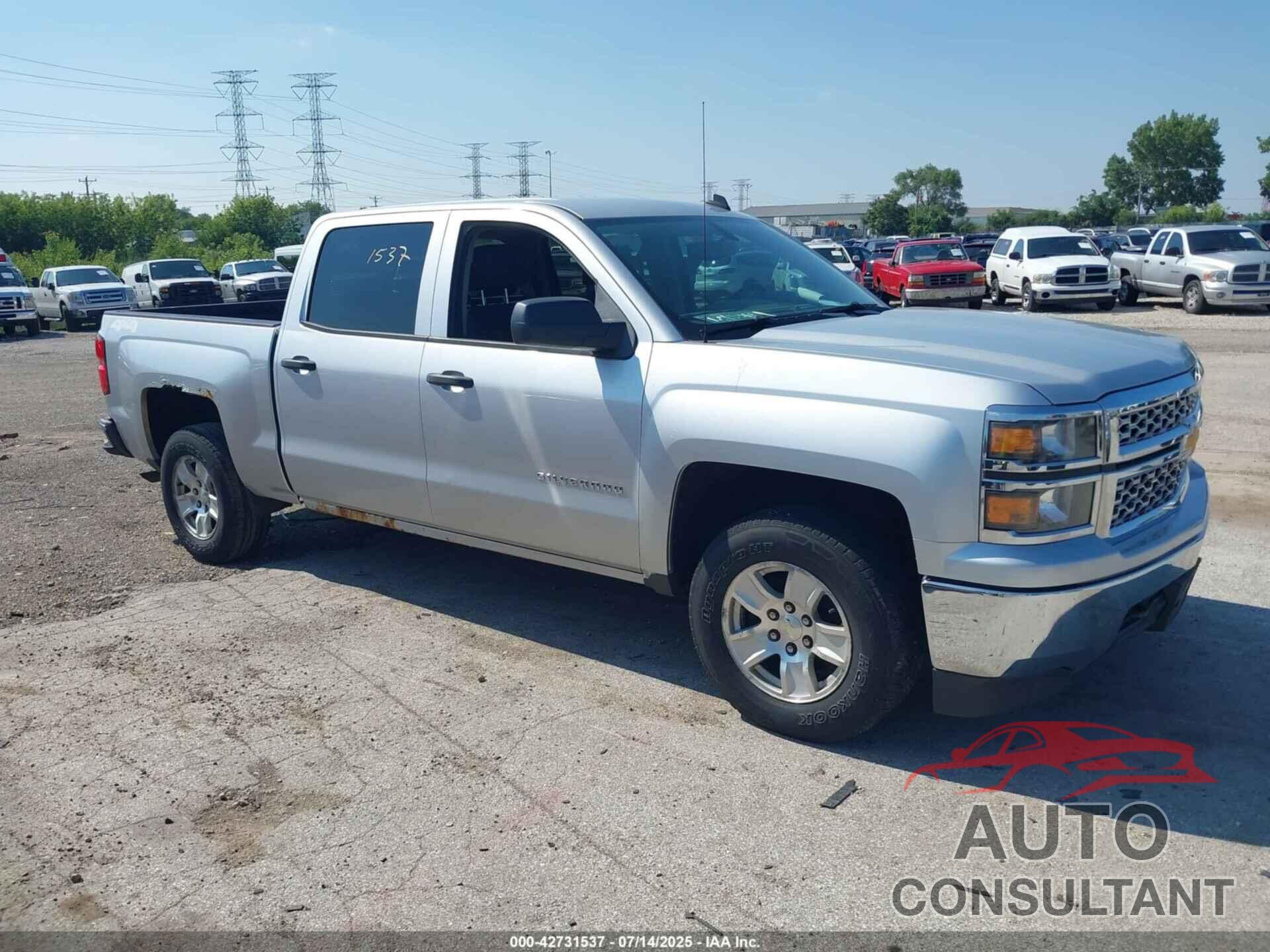 CHEVROLET SILVERADO 1500 2014 - 3GCUKREC6EG267813