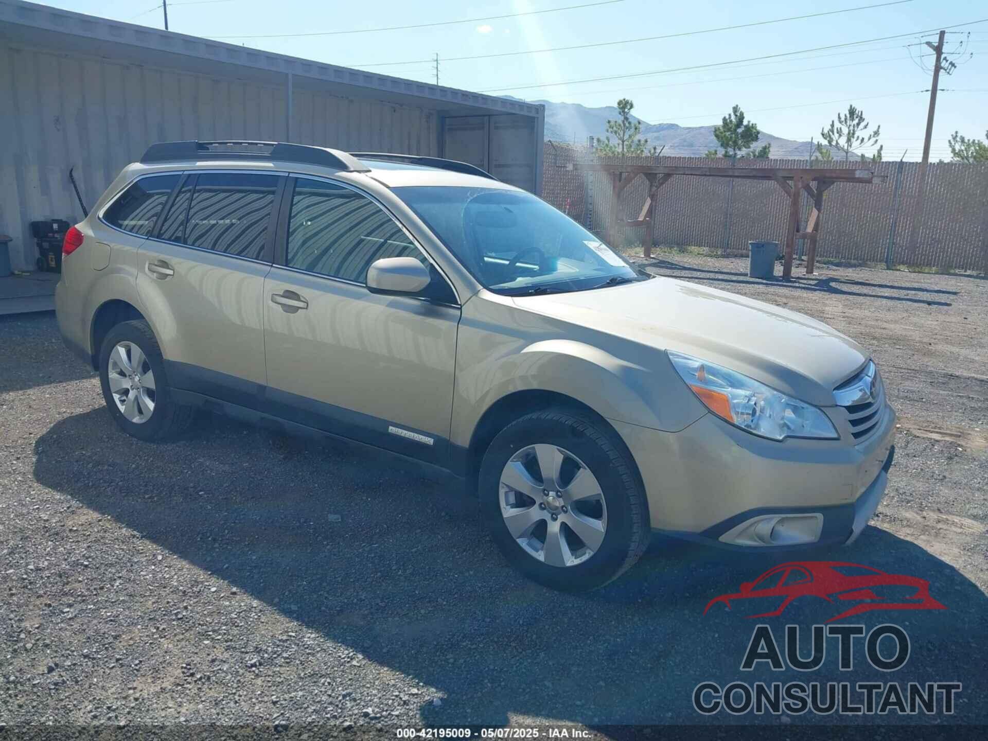 SUBARU OUTBACK 2010 - 4S4BRBLC1A3348191