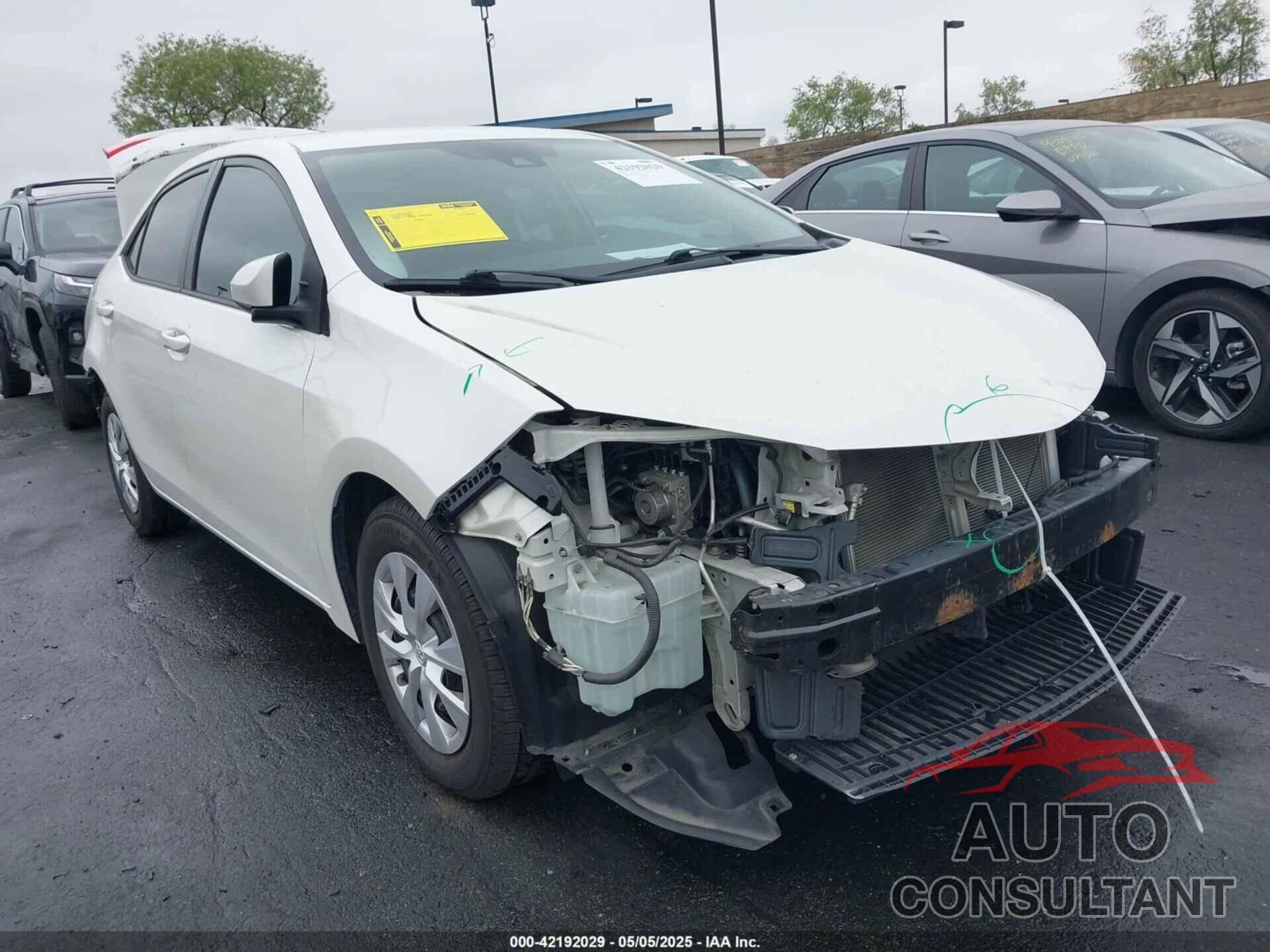 TOYOTA COROLLA 2017 - 5YFBPRHE2HP648059