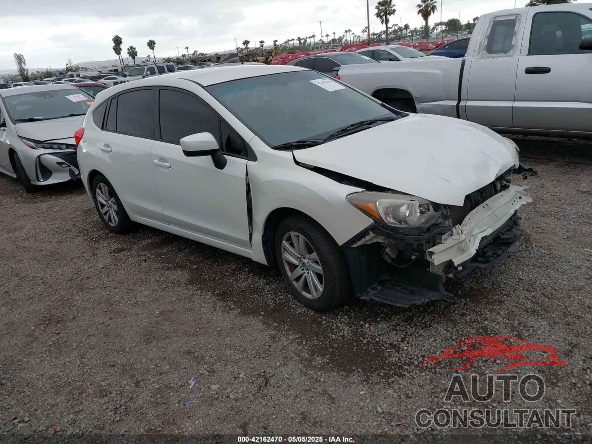 SUBARU IMPREZA 2015 - JF1GPAC61F8316748