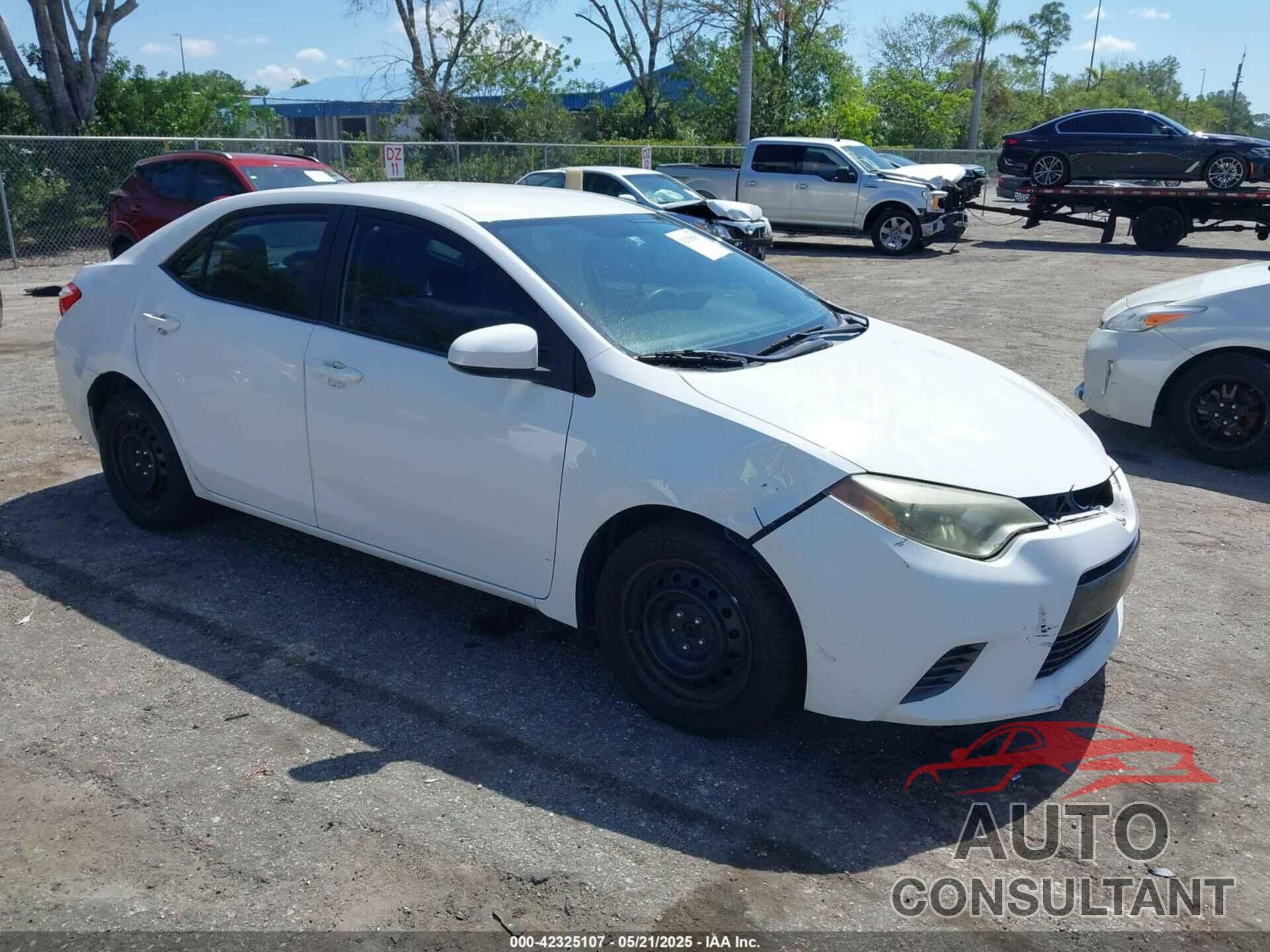 TOYOTA COROLLA 2015 - 2T1BURHE8FC278208