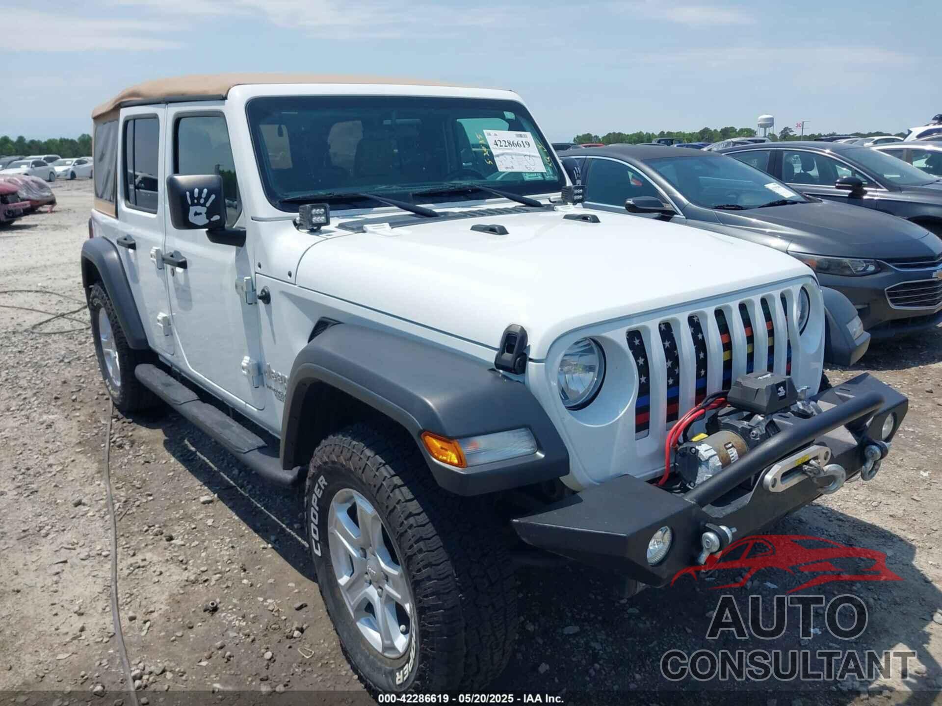 JEEP WRANGLER UNLIMITED 2019 - 1C4HJXDN2KW508341