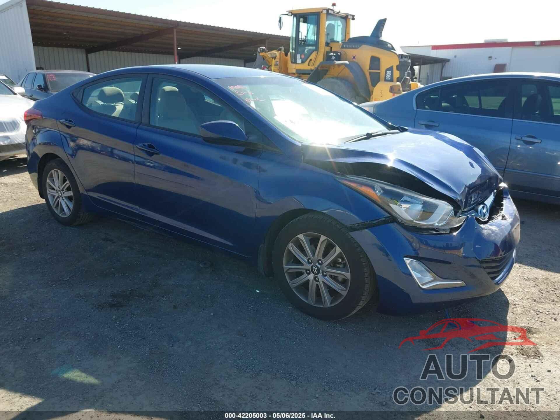 HYUNDAI ELANTRA 2015 - 5NPDH4AE9FH602189