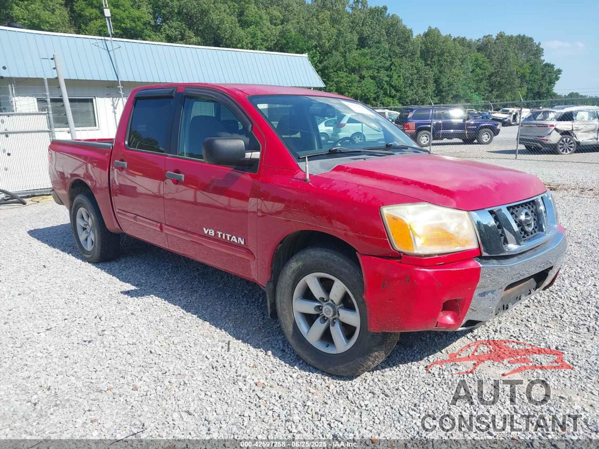 NISSAN TITAN 2010 - 1N6BA0EK8AN302444