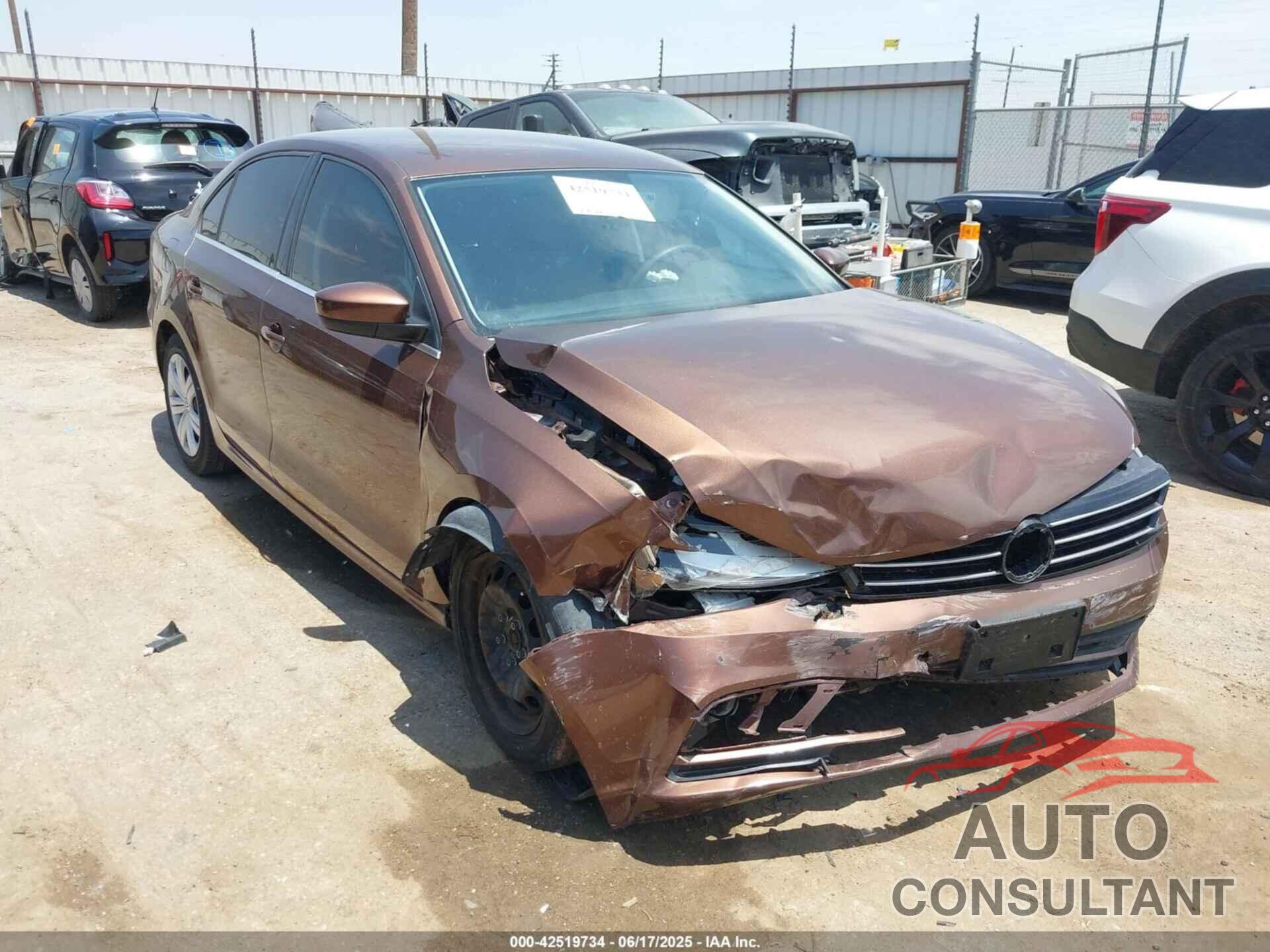 VOLKSWAGEN JETTA 2017 - 3VW167AJXHM339521