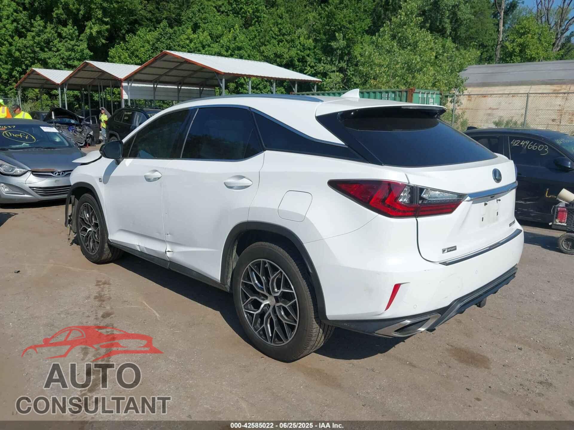 LEXUS RX 2017 - 2T2BZMCA8HC091770
