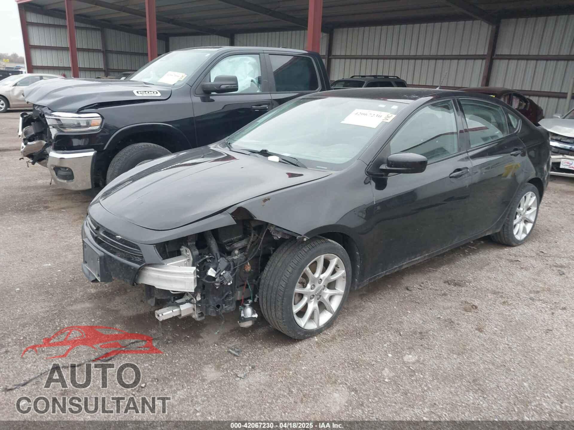 DODGE DART 2013 - 1C3CDFBA3DD150648