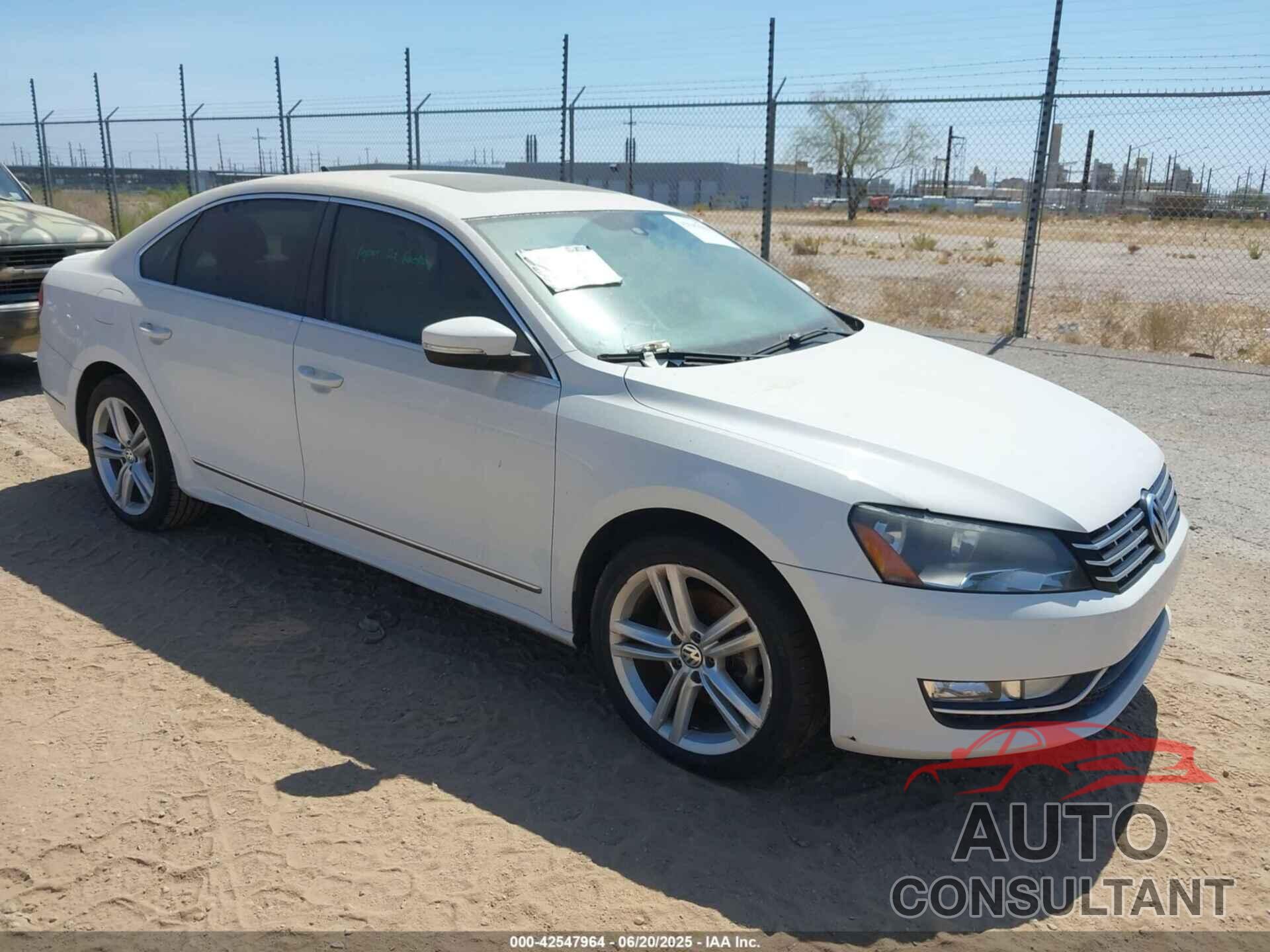 VOLKSWAGEN PASSAT 2014 - 1VWCT7A37EC116353