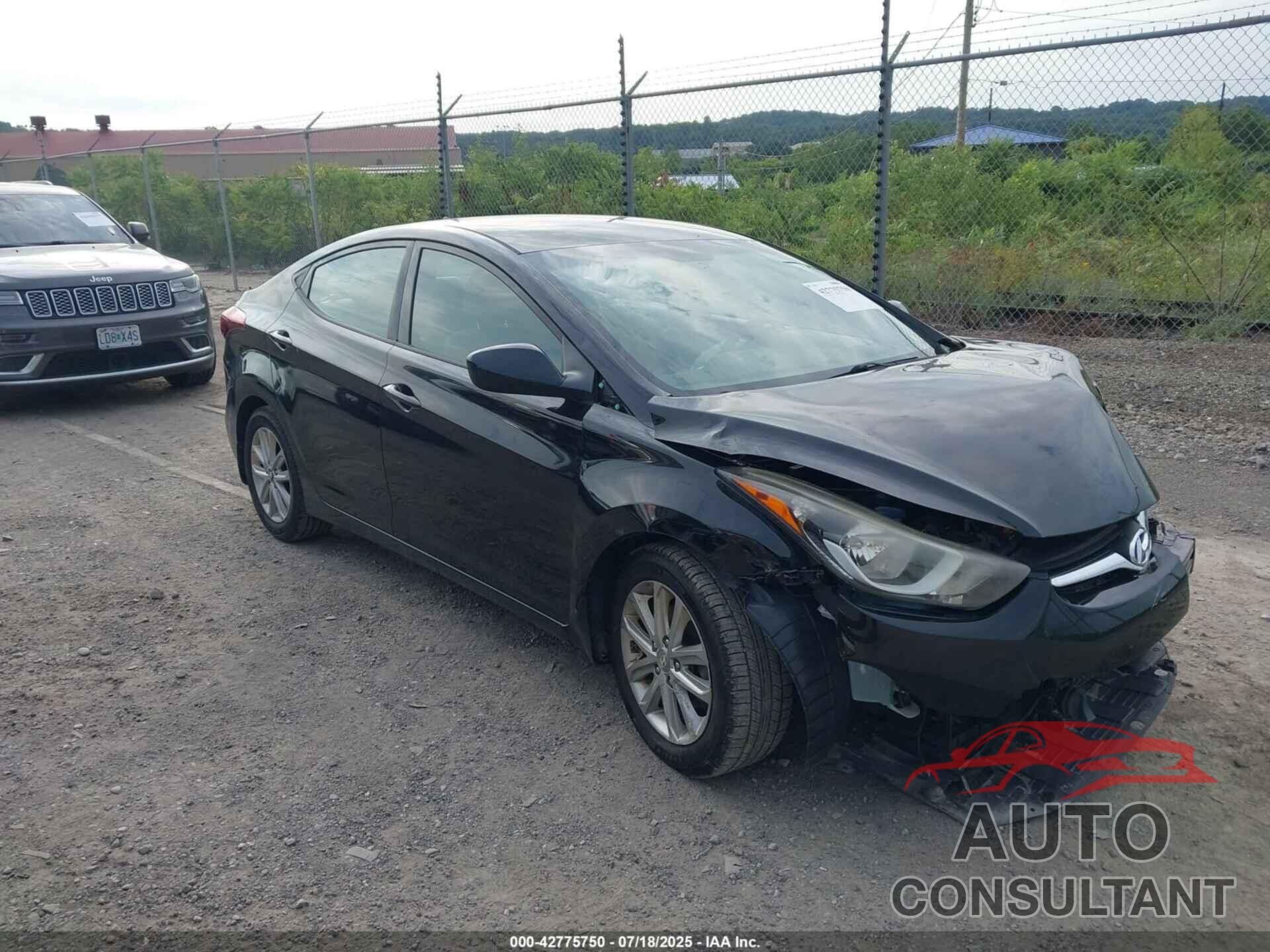 HYUNDAI ELANTRA 2015 - KMHDH4AEXFU301089