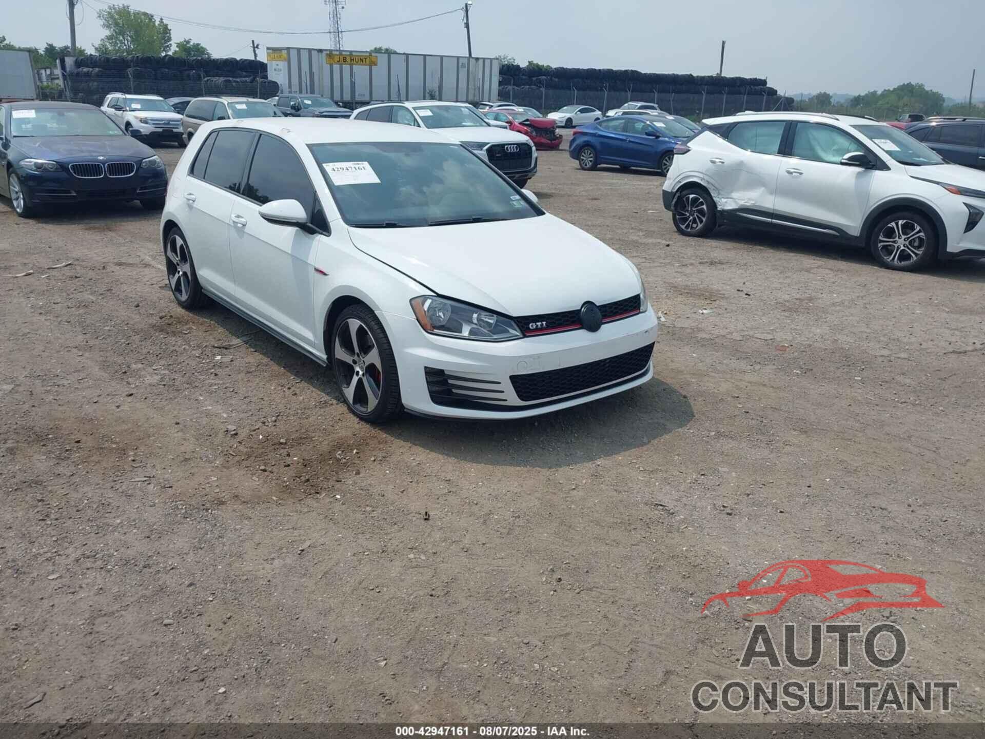 VOLKSWAGEN GOLF GTI 2017 - 3VW4T7AU4HM041157
