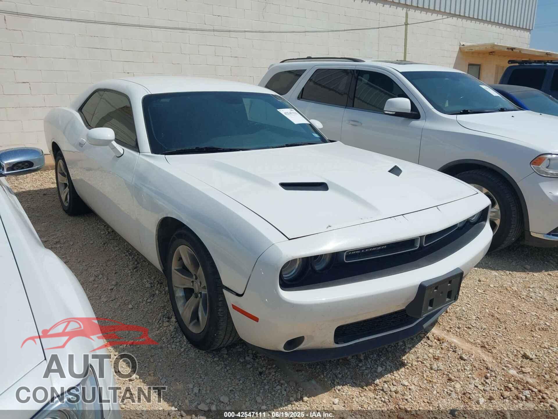 DODGE CHALLENGER 2016 - 2C3CDZAG4GH183737