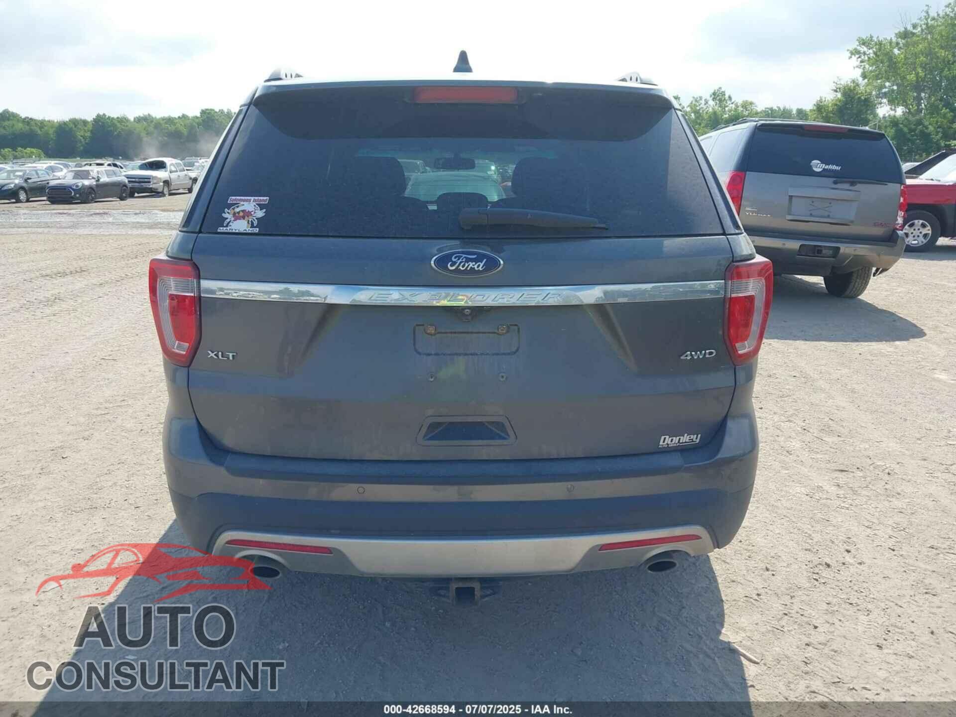 FORD EXPLORER 2017 - 1FM5K8D86HGA21142