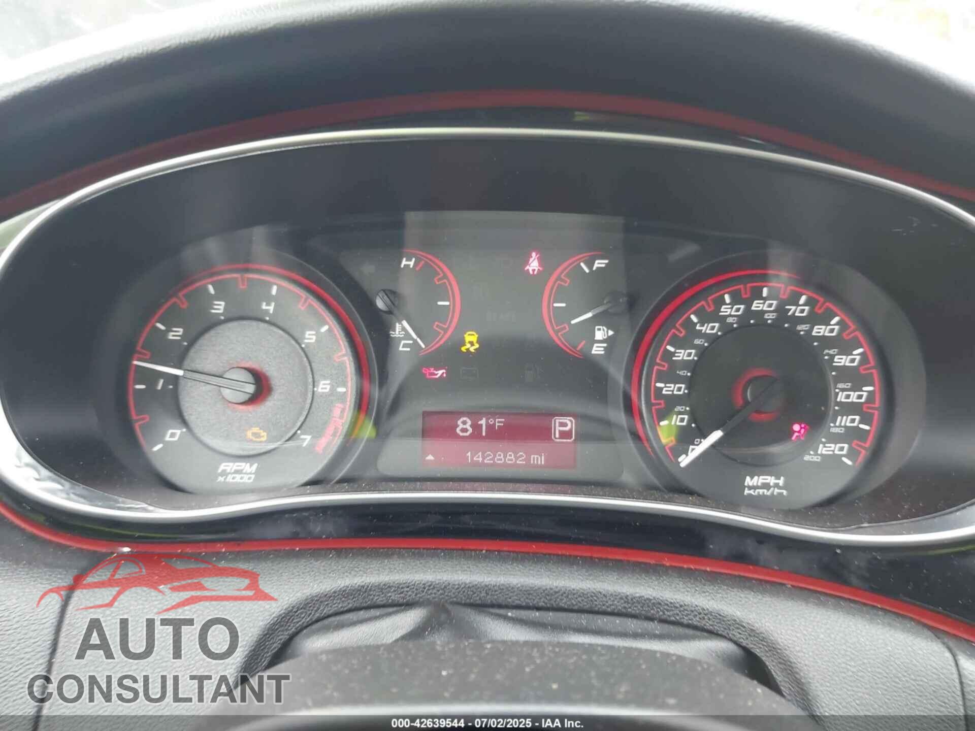 DODGE DART 2014 - 1C3CDFBB4ED732395