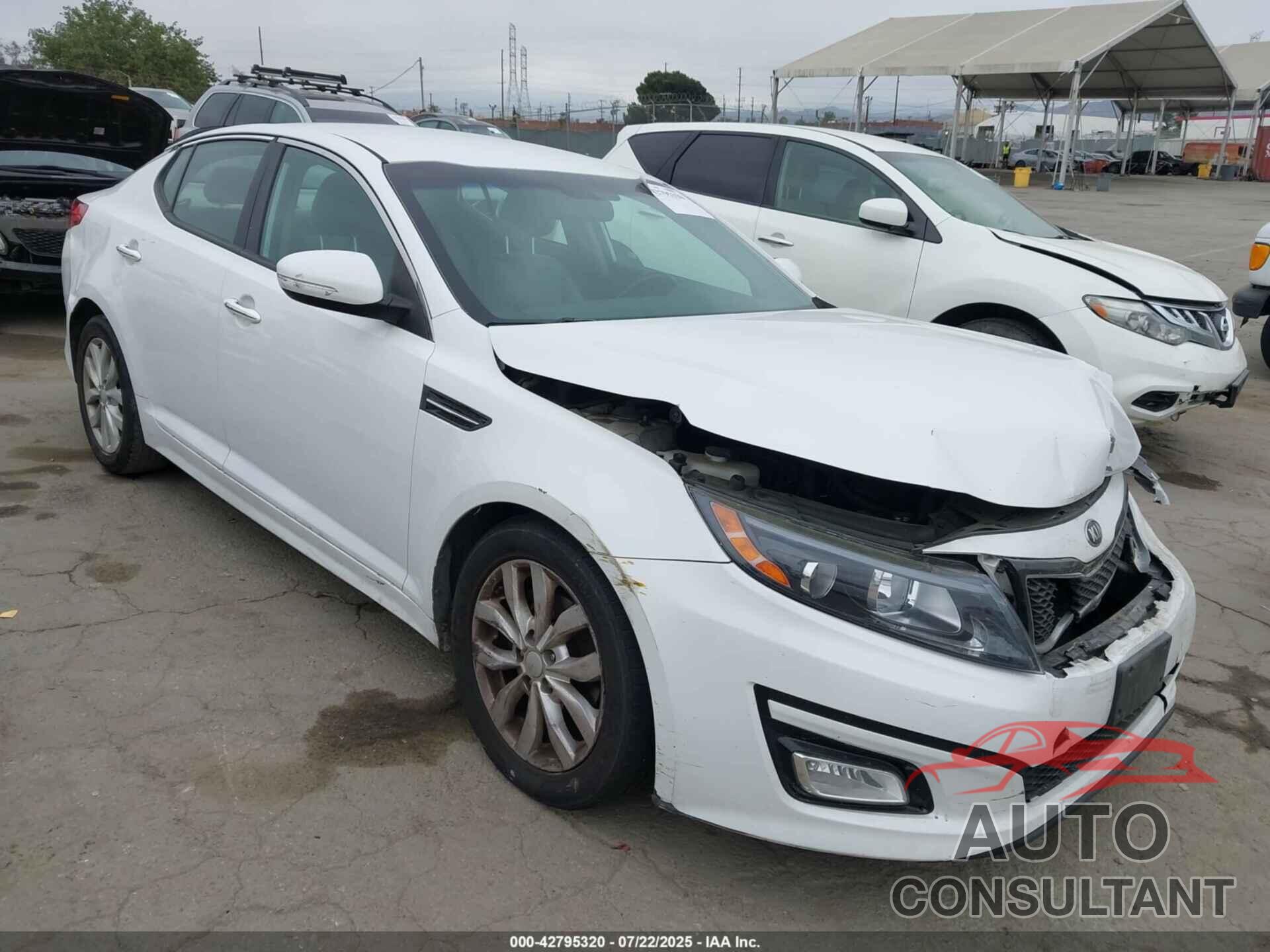 KIA OPTIMA 2015 - 5XXGN4A75FG404907