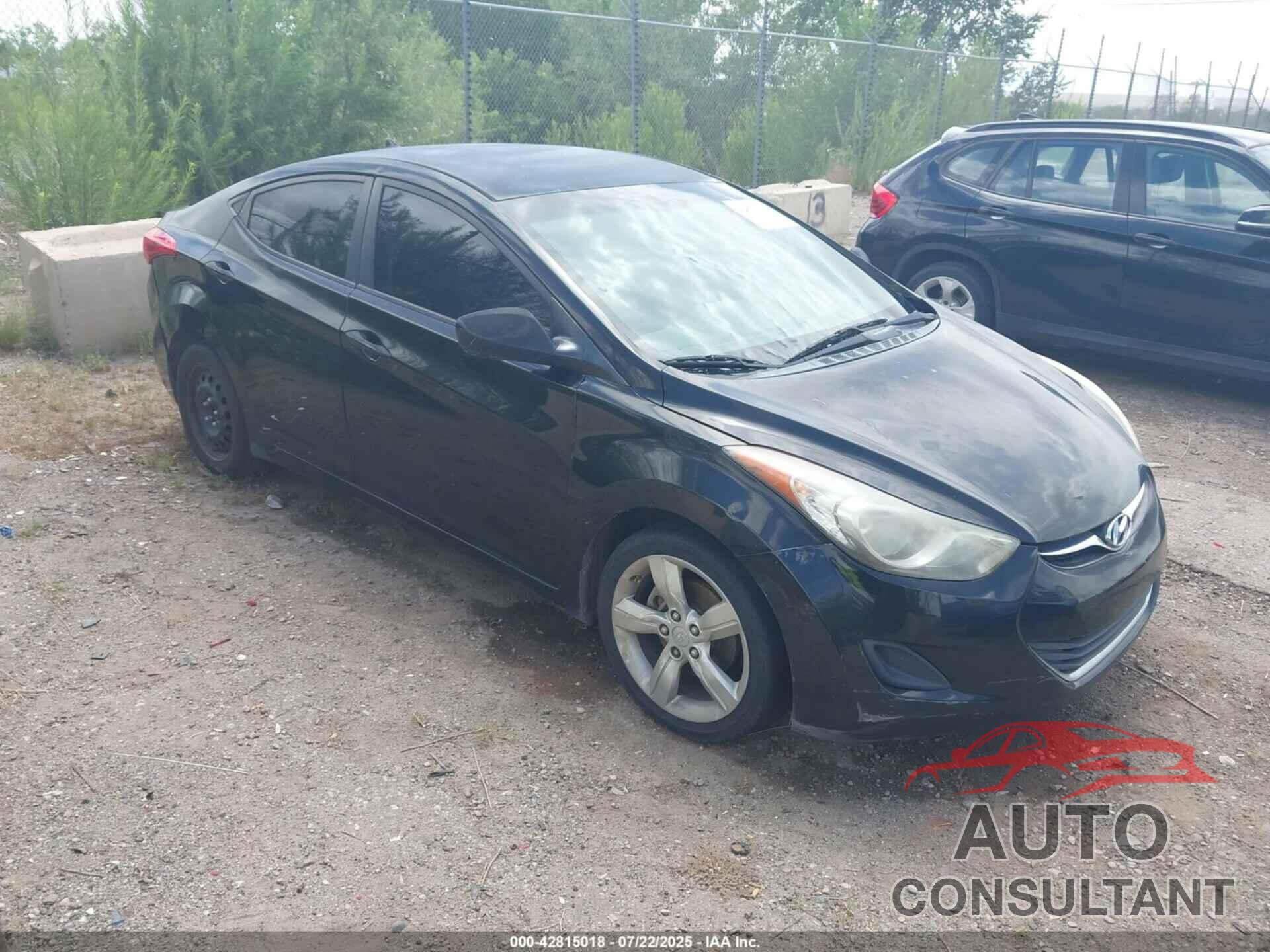 HYUNDAI ELANTRA 2012 - 5NPDH4AE6CH138726