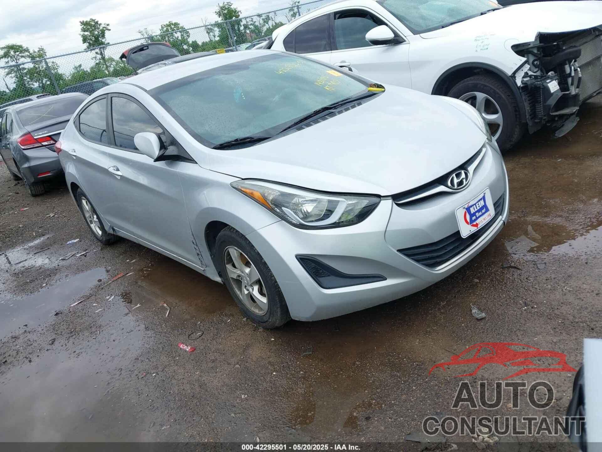 HYUNDAI ELANTRA 2014 - 5NPDH4AEXEH498911