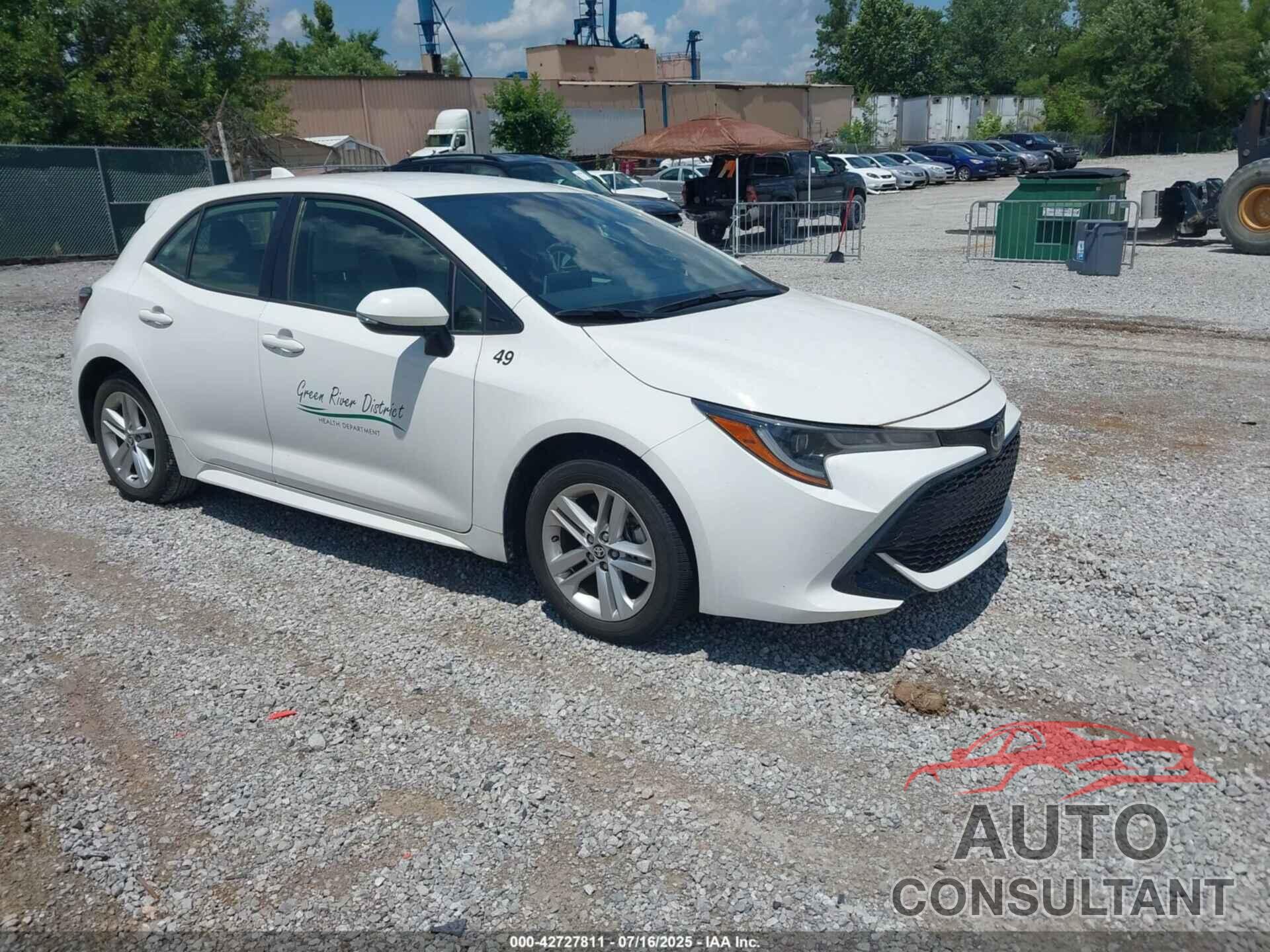 TOYOTA COROLLA 2022 - JTND4MBE5N3161578