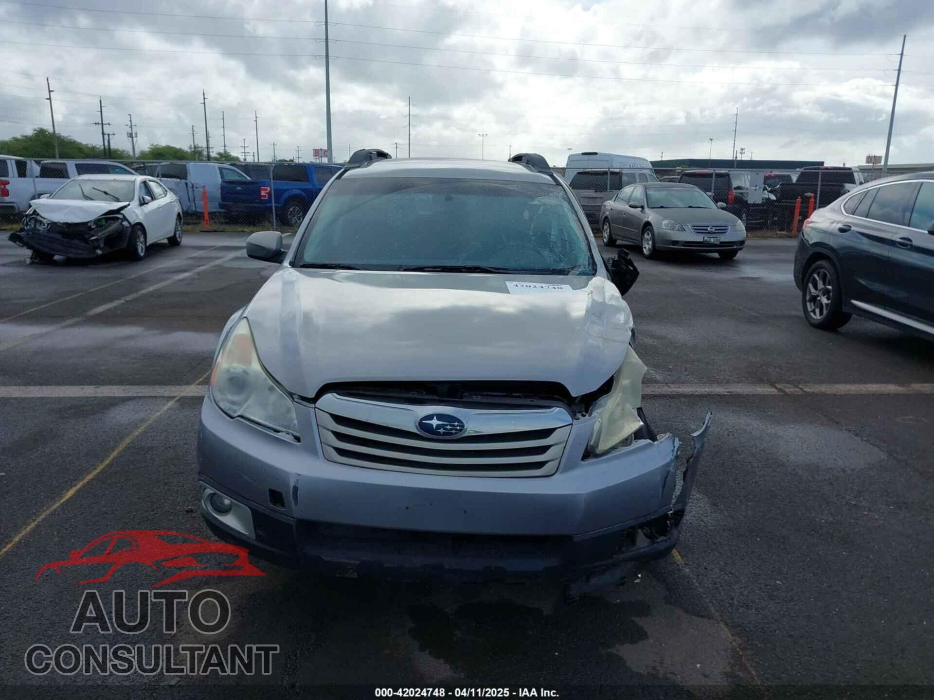 SUBARU OUTBACK 2011 - 4S4BRBCC6B3337267