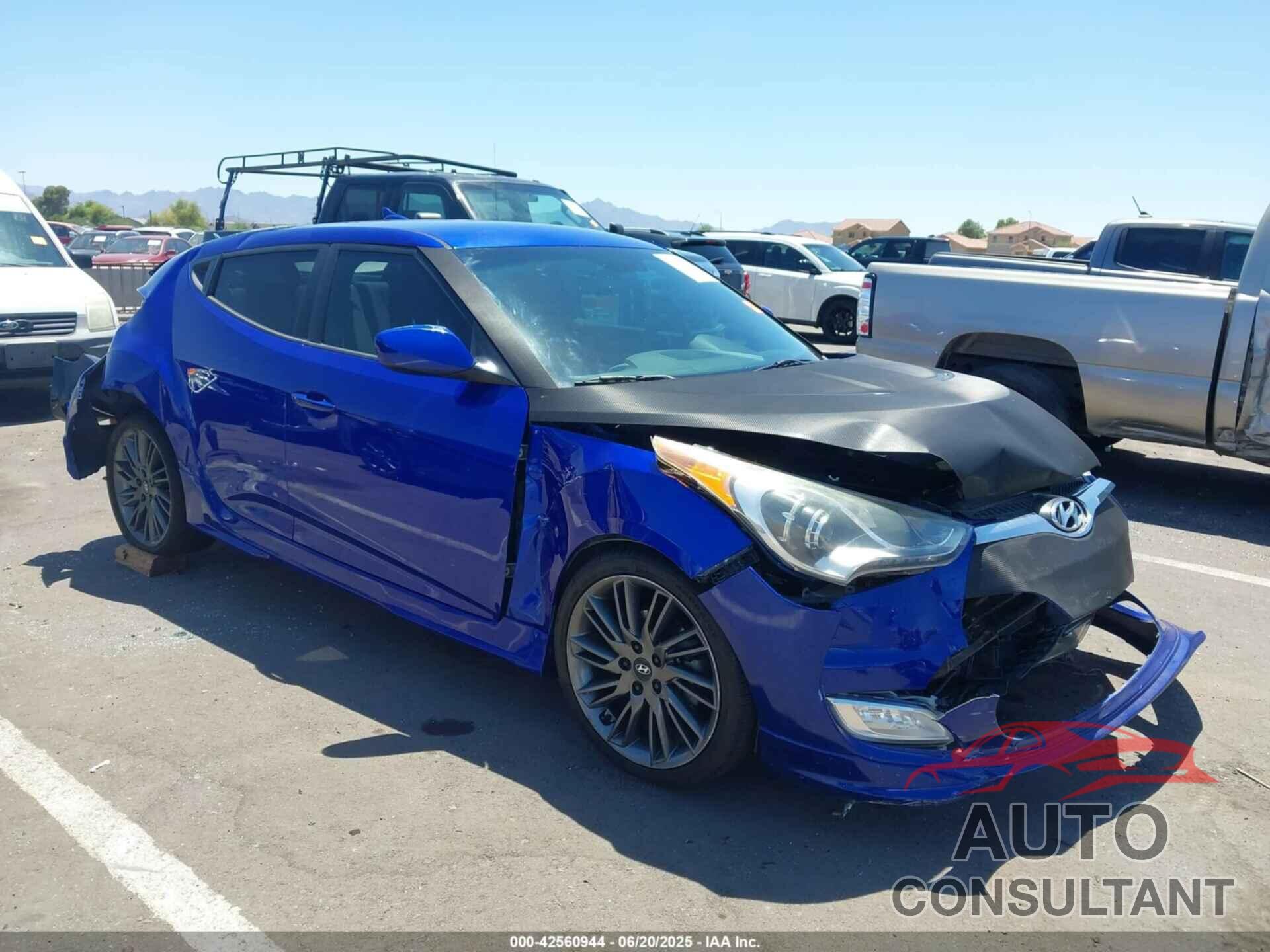HYUNDAI VELOSTER 2013 - KMHTC6AD3DU134956