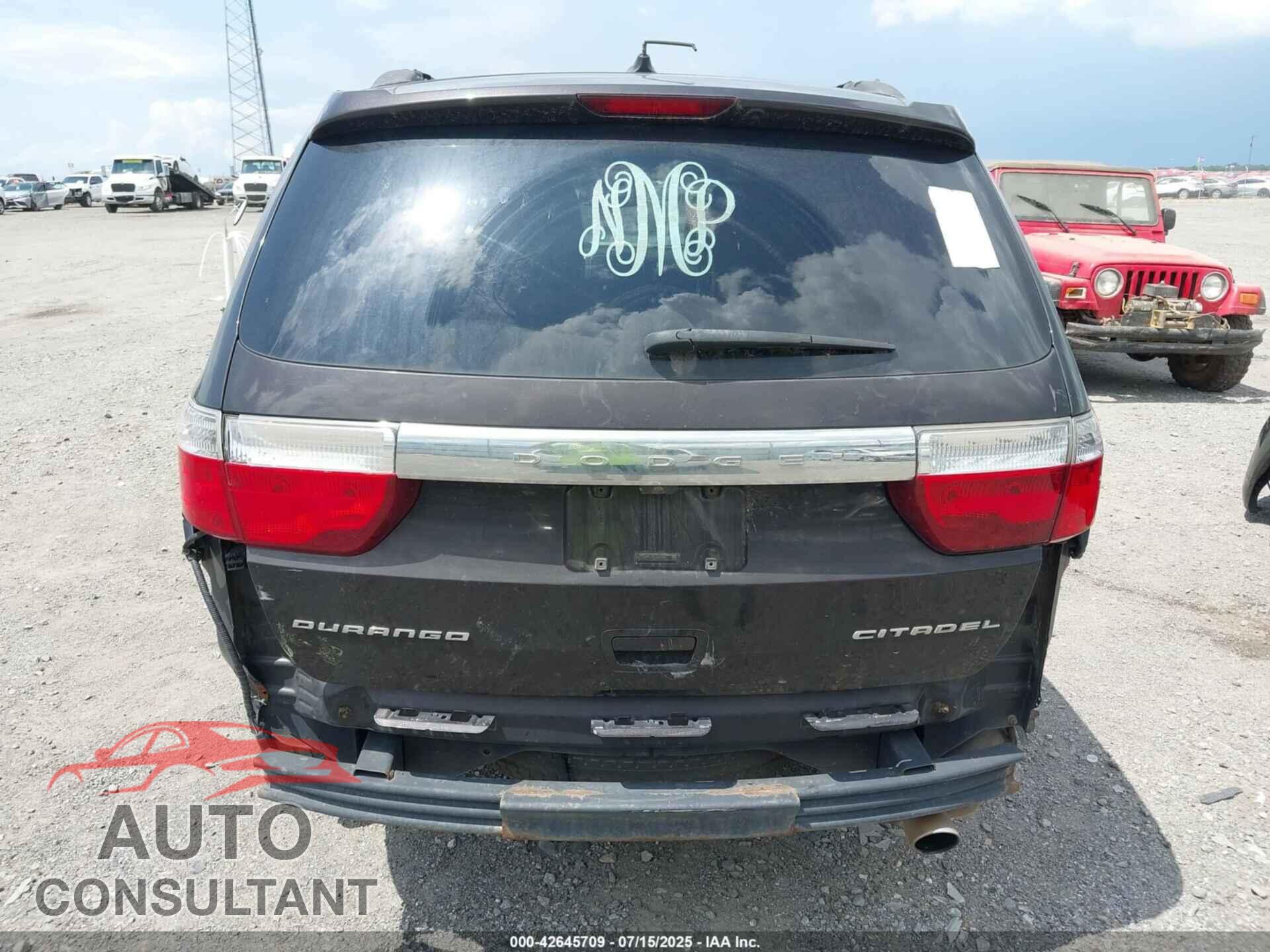 DODGE DURANGO 2013 - 1C4RDHEG3DC562477