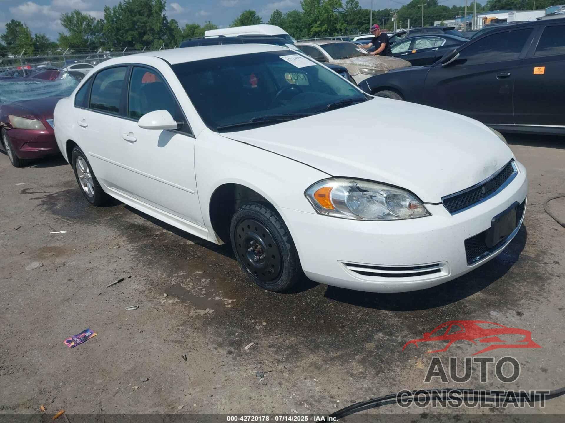 CHEVROLET IMPALA 2013 - 2G1WF5E37D1144768