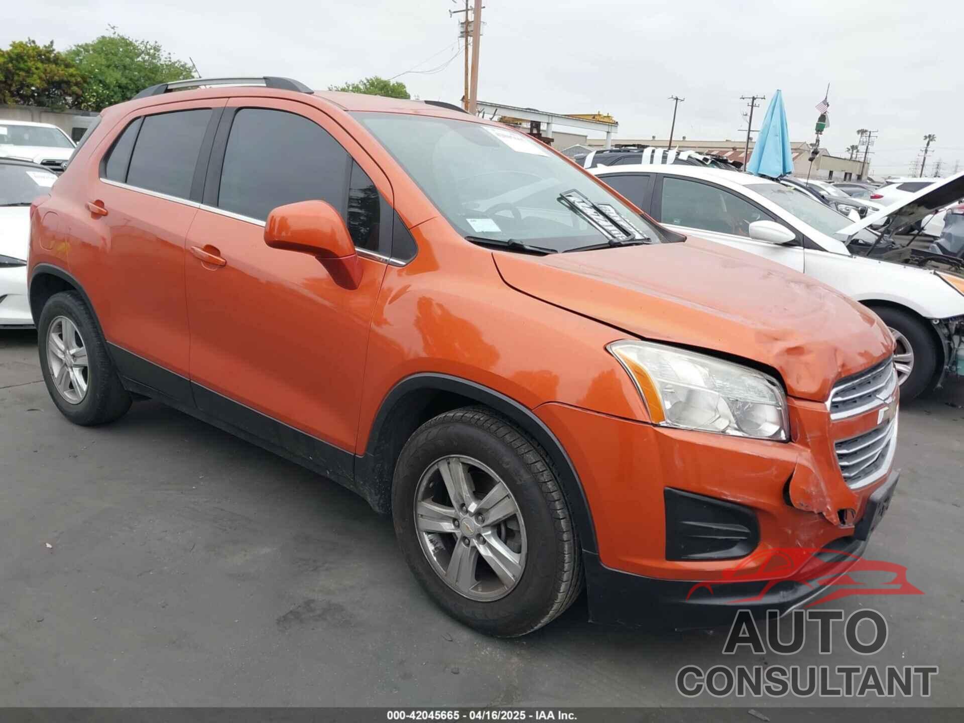 CHEVROLET TRAX 2015 - KL7CJLSB1FB099920