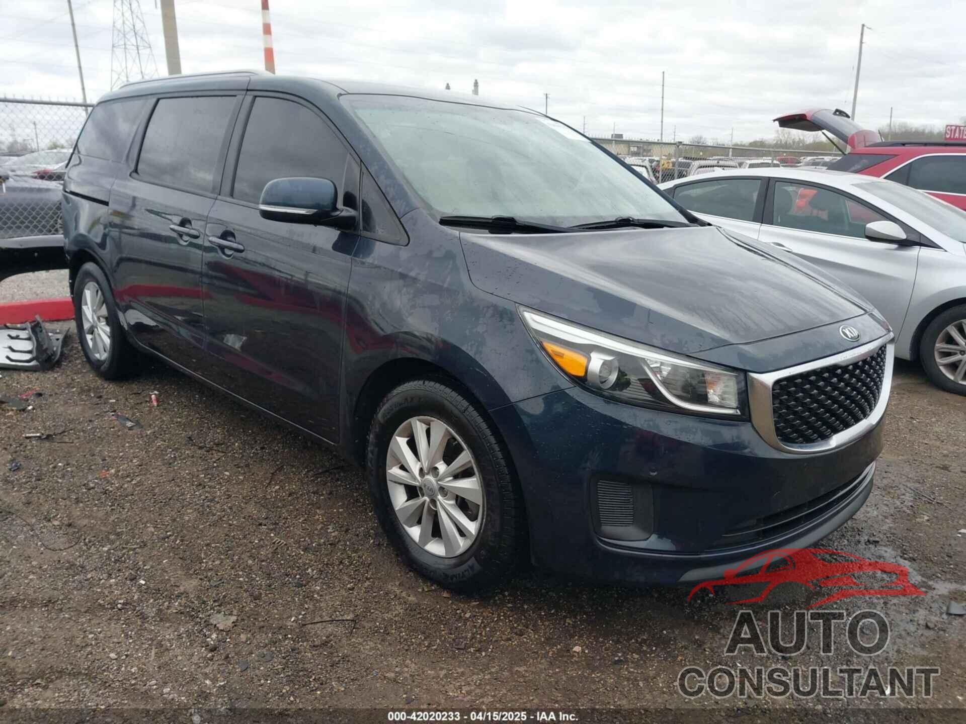 KIA SEDONA 2017 - KNDMB5C12H6247879
