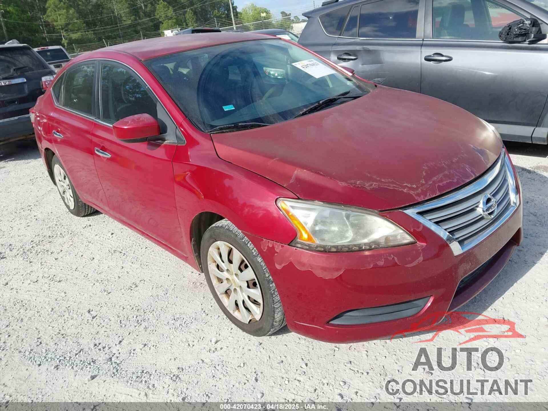 NISSAN SENTRA 2014 - 3N1AB7AP9EL643379