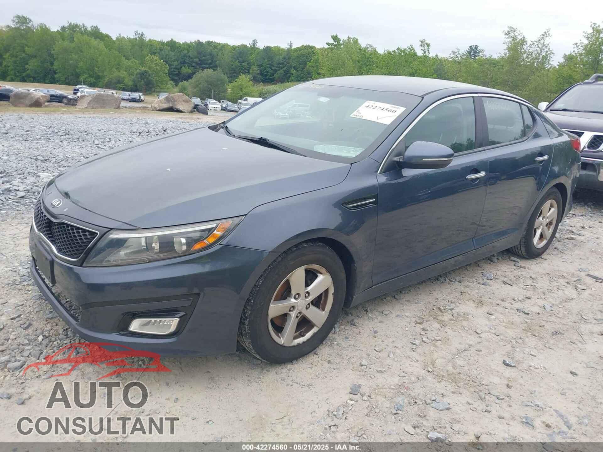 KIA OPTIMA 2015 - KNAGM4A79F5600546