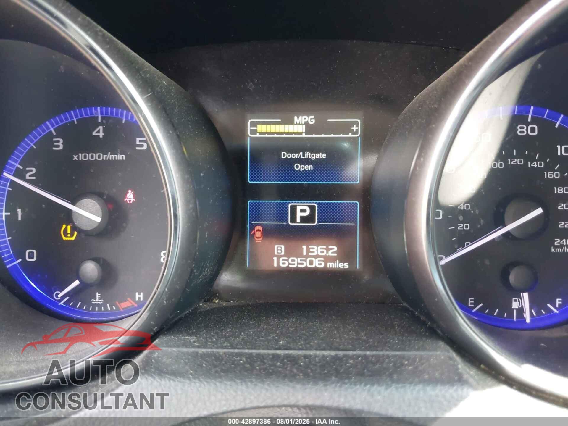 SUBARU OUTBACK 2016 - 4S4BSBCC5G3246745