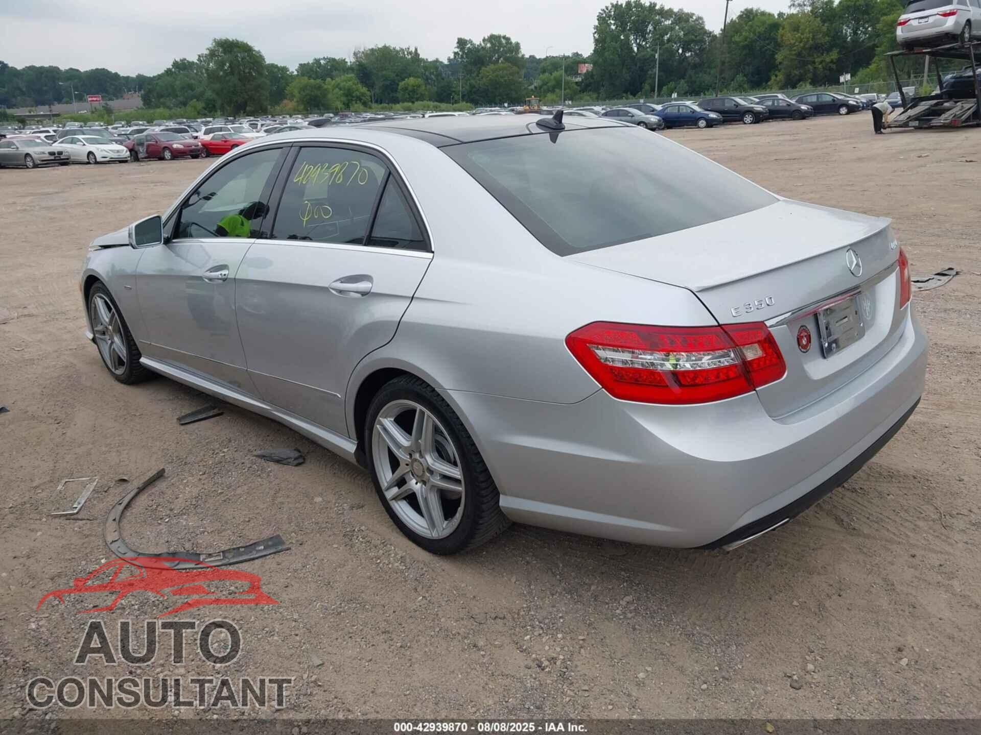 MERCEDES-BENZ E 350 2012 - WDDHF8JB2CA611071