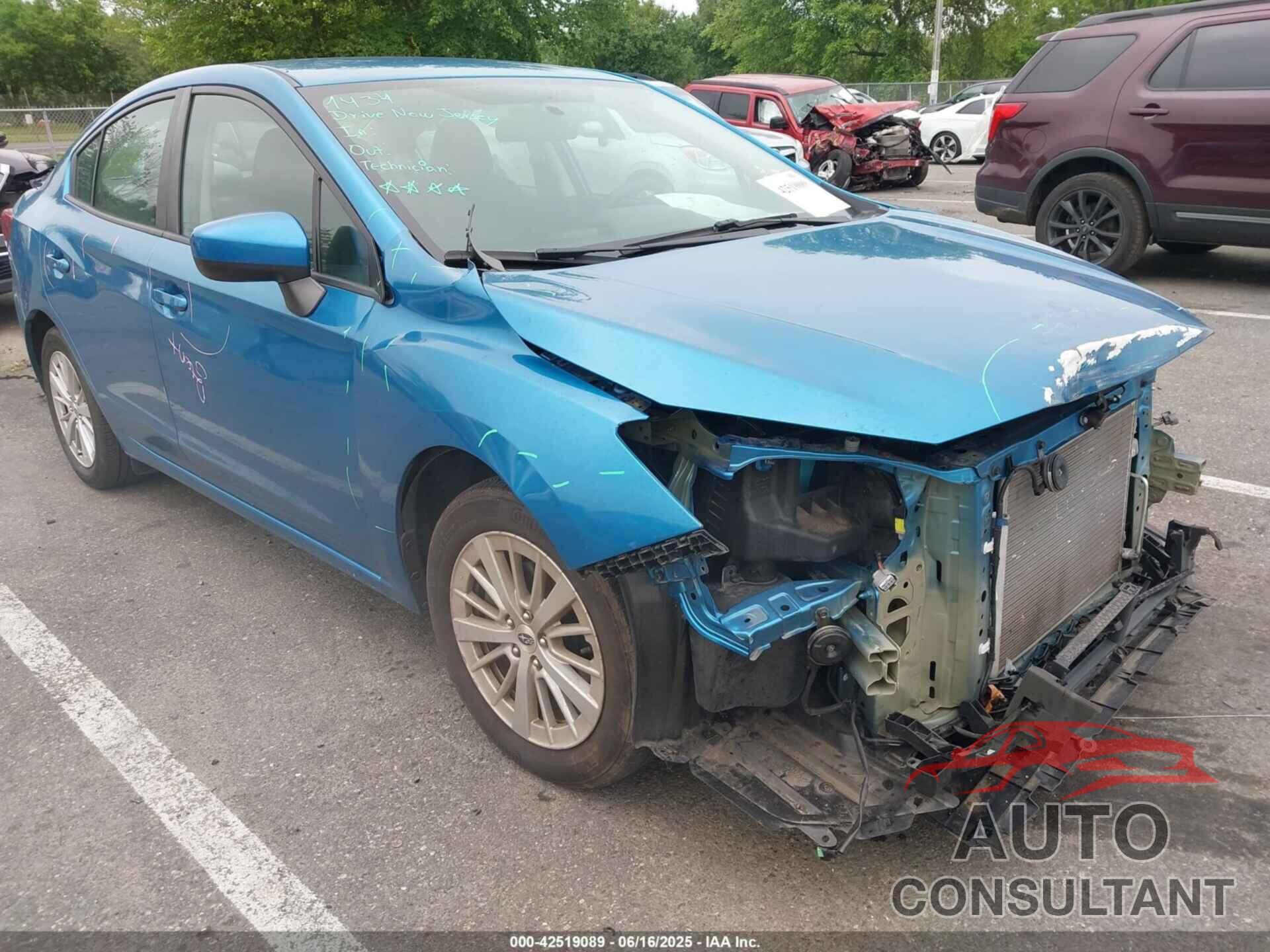 SUBARU IMPREZA 2018 - 4S3GKAB69J3605411