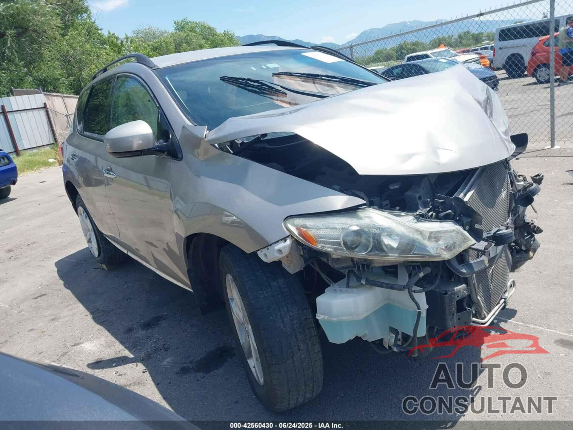 NISSAN MURANO 2009 - JN8AZ18W19W112118