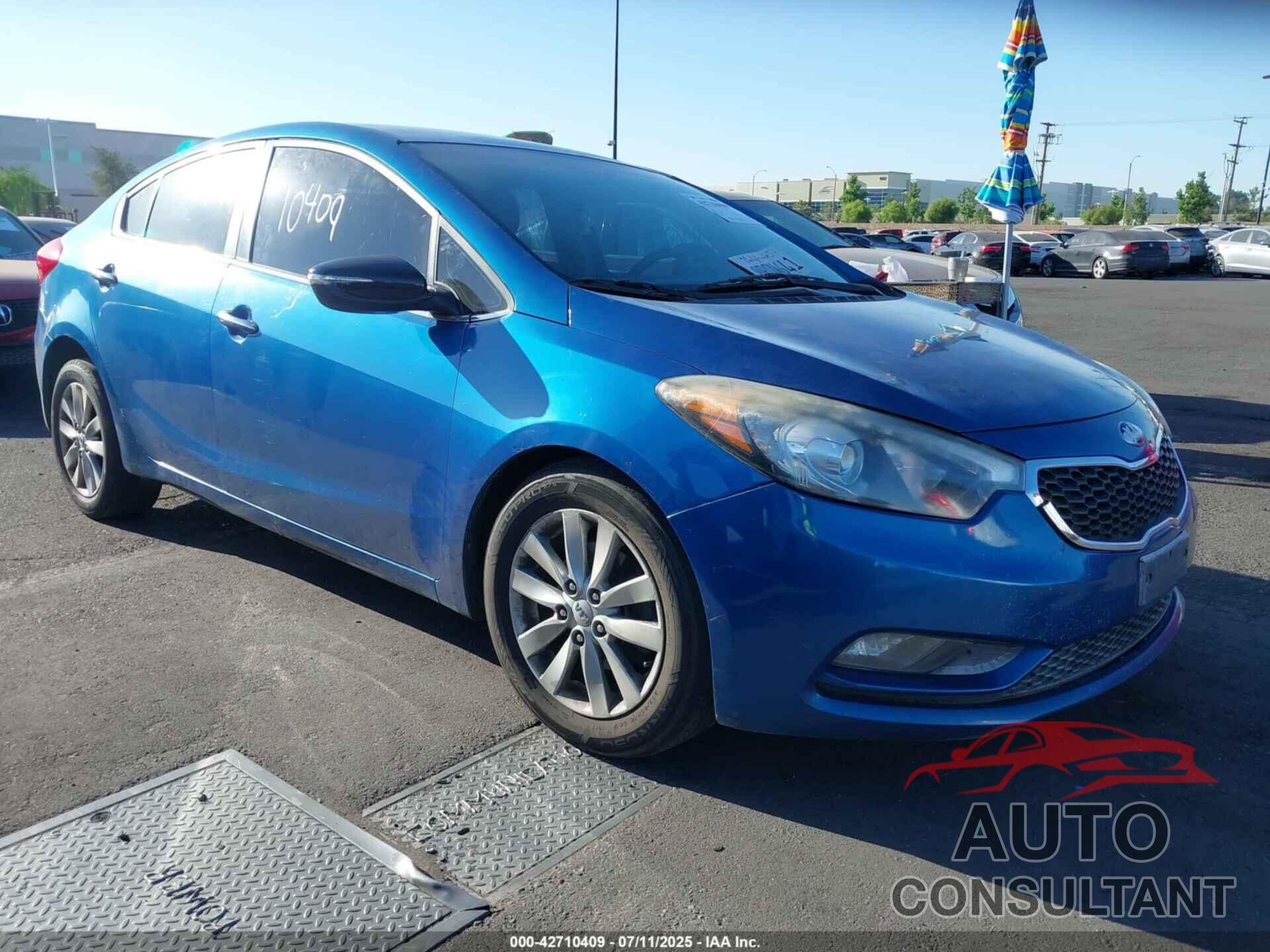 KIA FORTE 2014 - KNAFX4A83E5090902