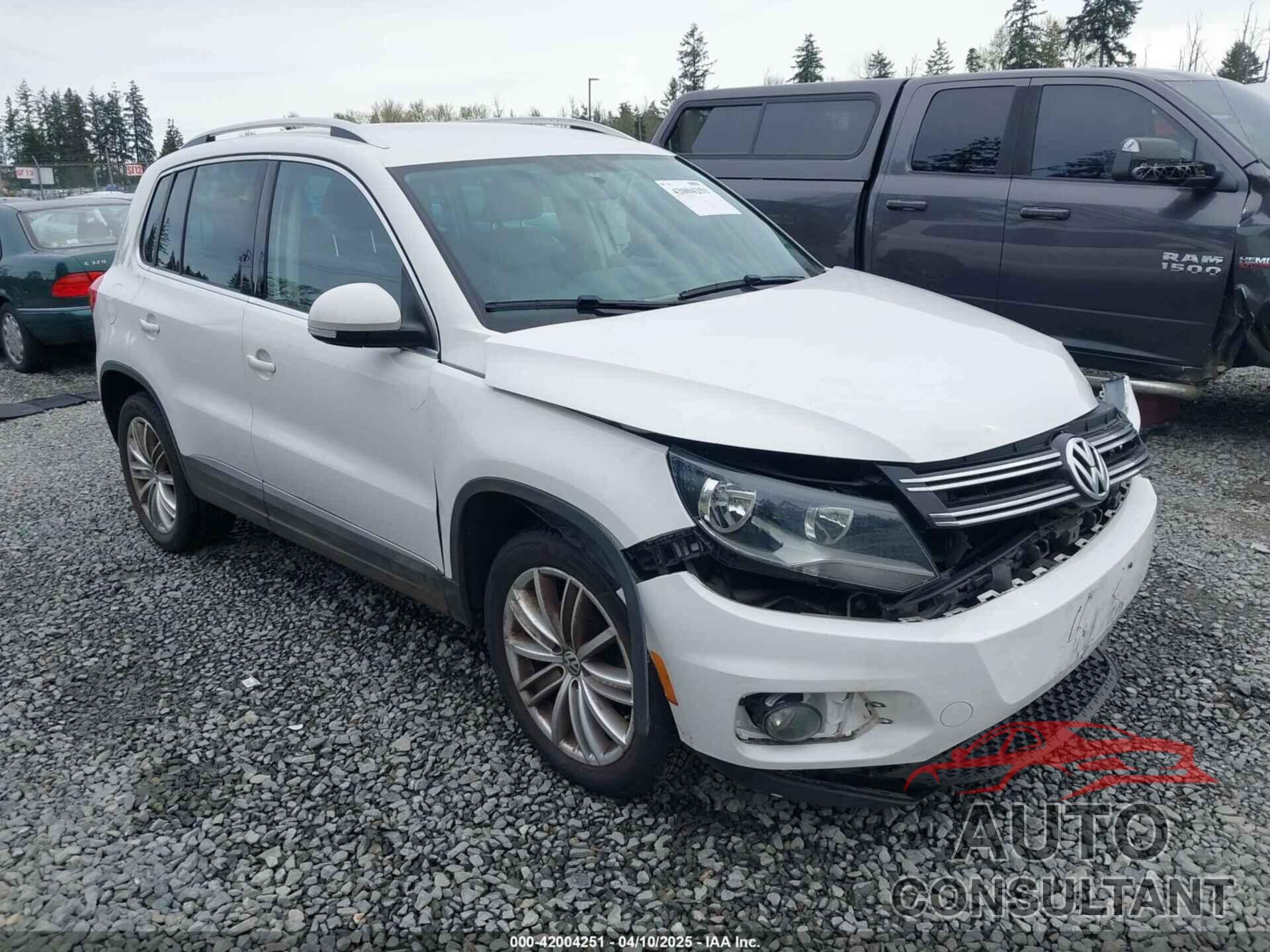 VOLKSWAGEN TIGUAN 2013 - WVGBV3AX9DW623039