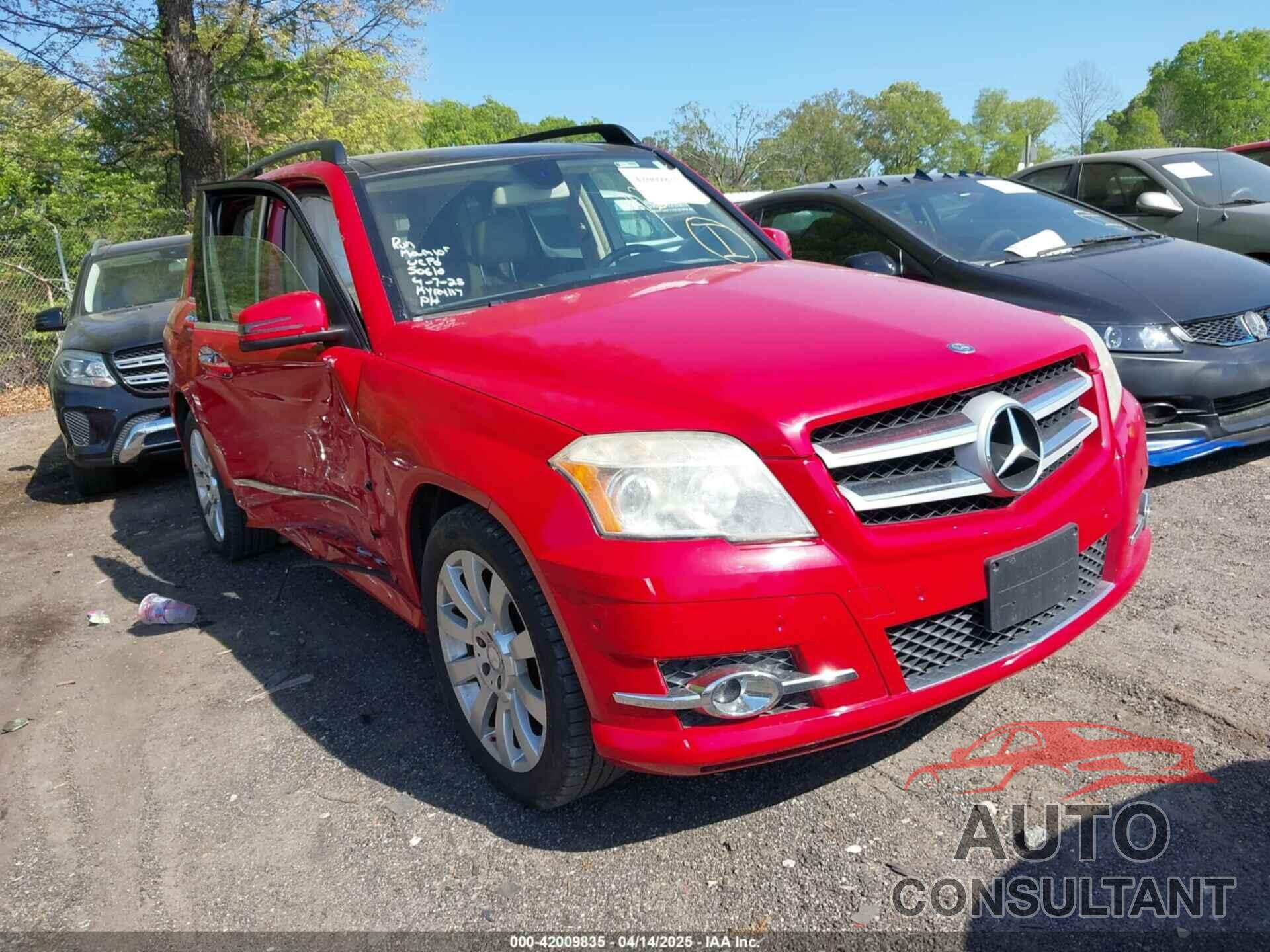 MERCEDES-BENZ GLK 350 2012 - WDCGG8HB0CF769429
