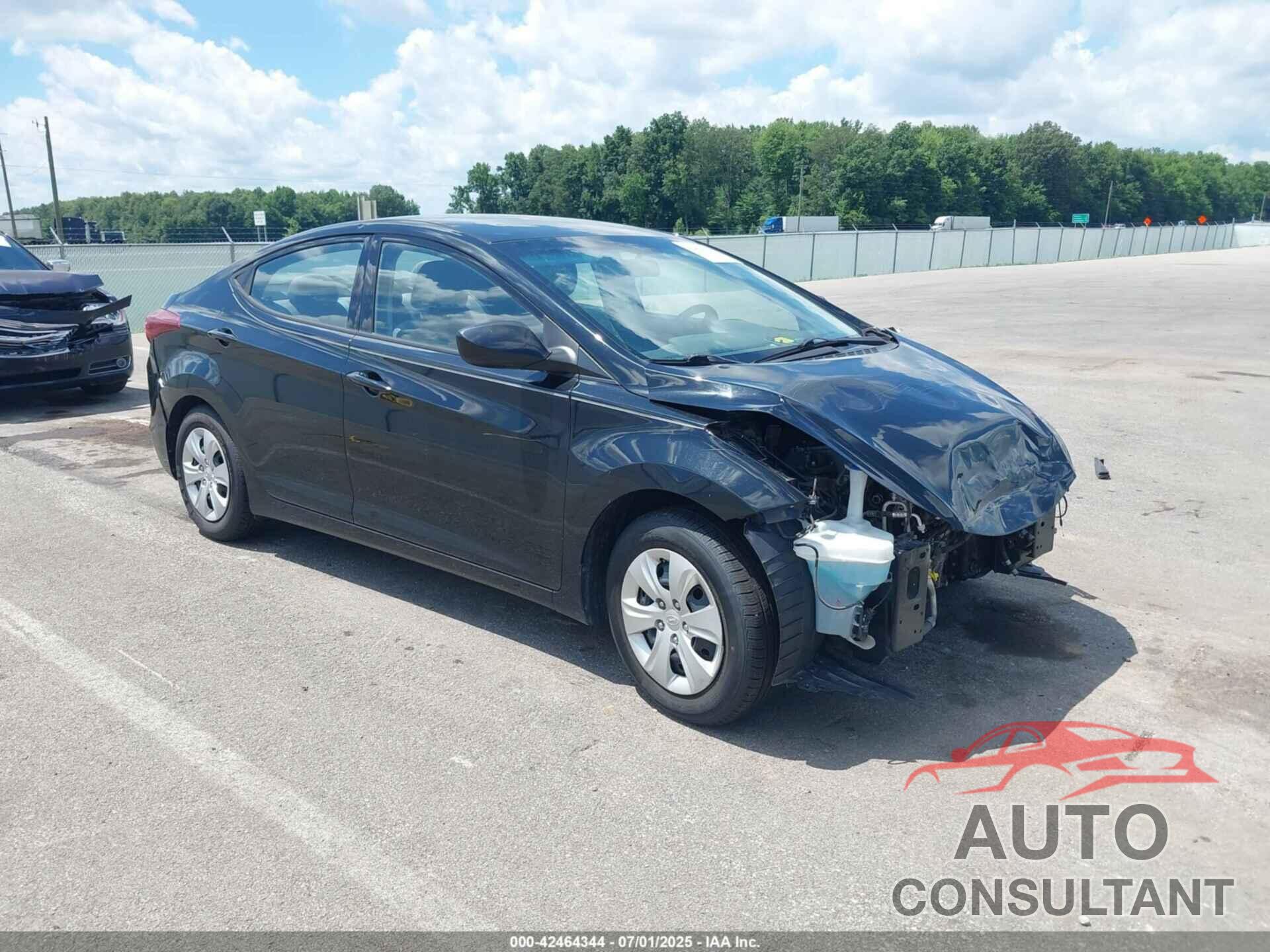 HYUNDAI ELANTRA 2016 - 5NPDH4AE9GH751719