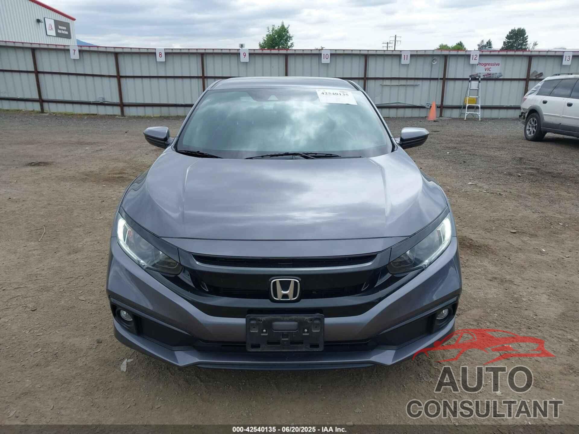 HONDA CIVIC 2019 - 2HGFC2F89KH500846