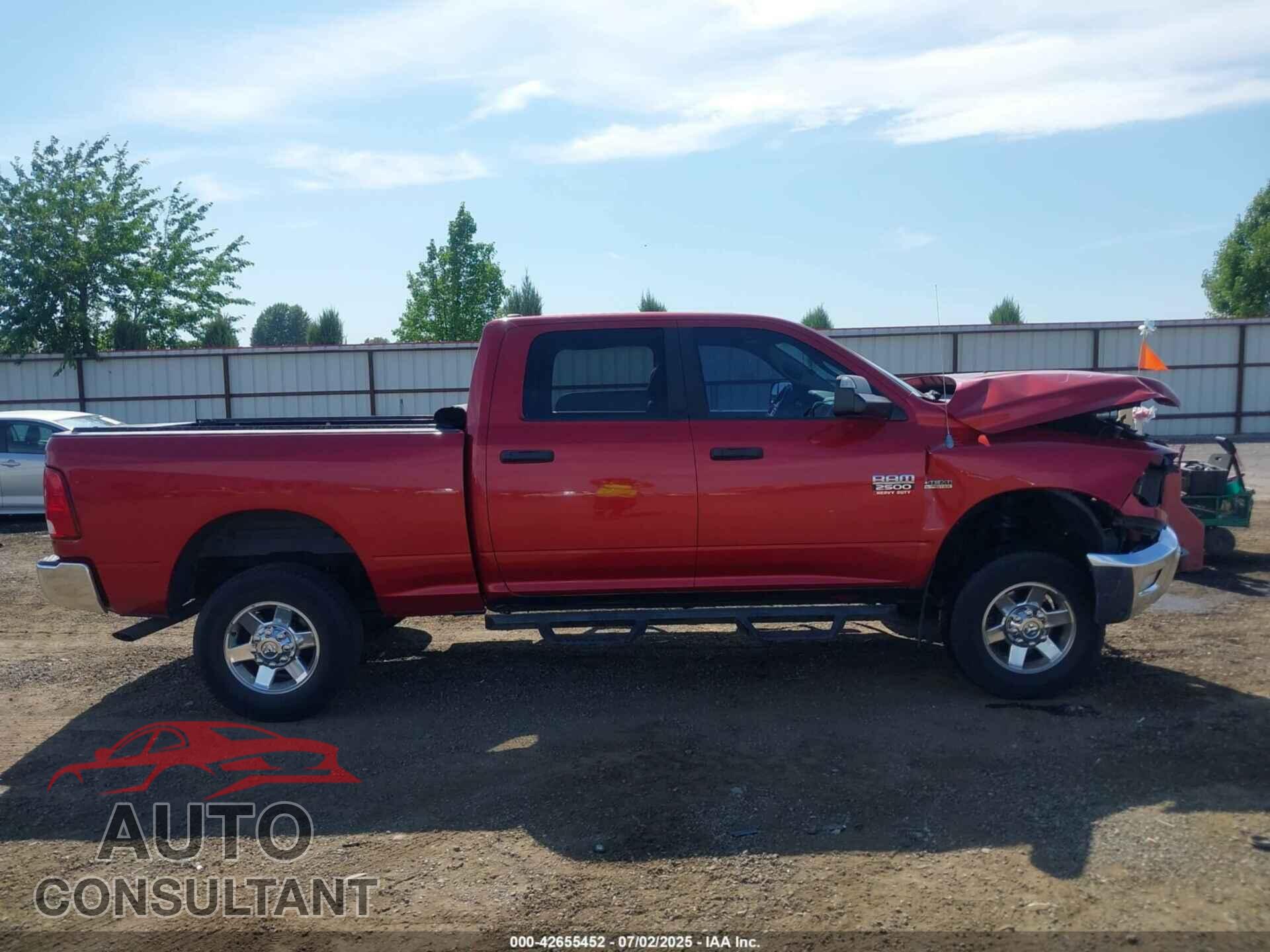 DODGE RAM 2500 2010 - 3D7TT2CT8AG178537