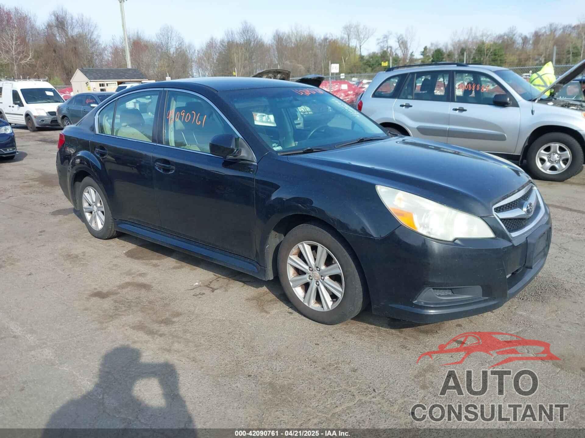 SUBARU LEGACY 2011 - 4S3BMBC60B3240398