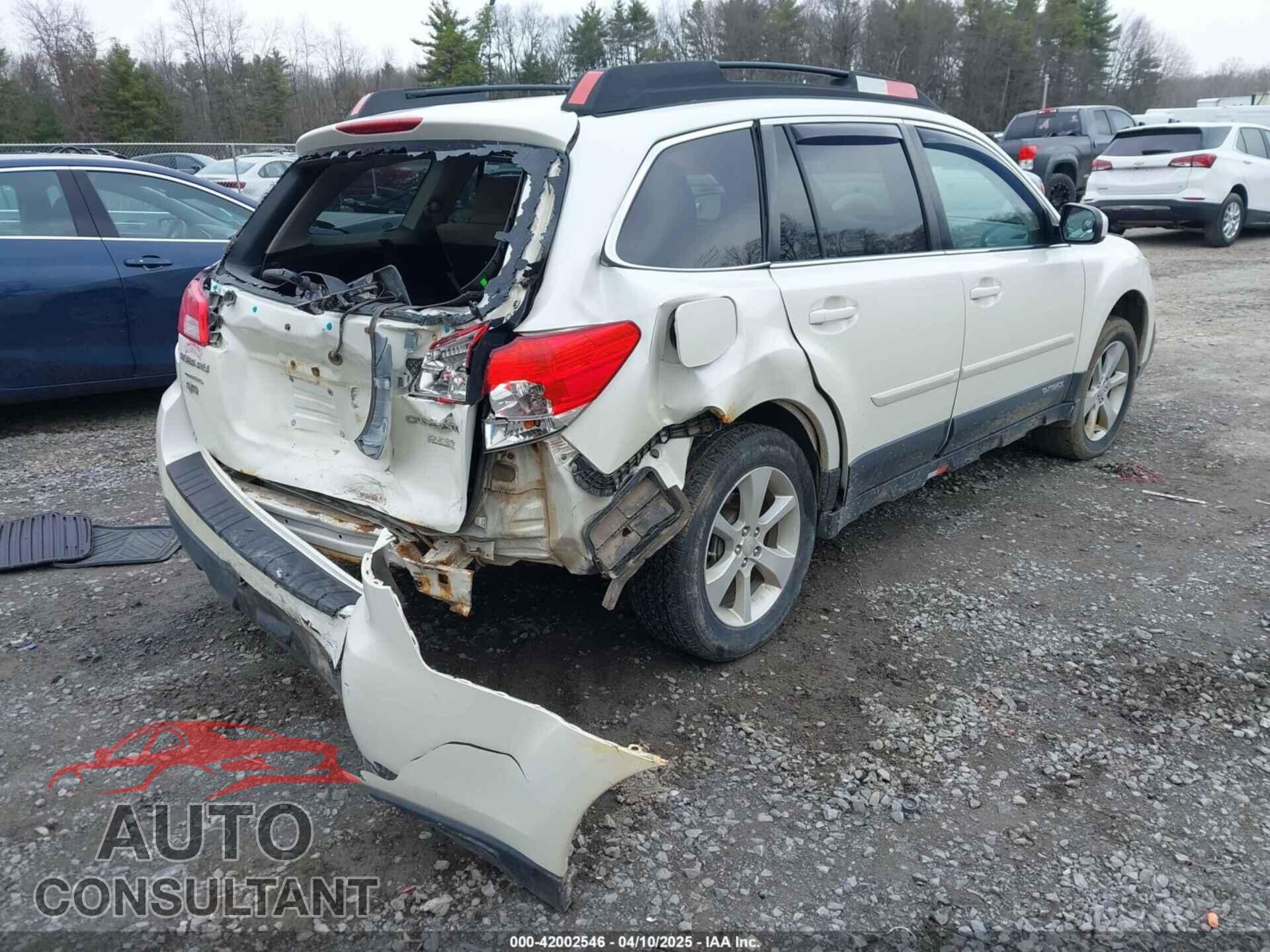 SUBARU OUTBACK 2013 - 4S4BRBCC3D3201889
