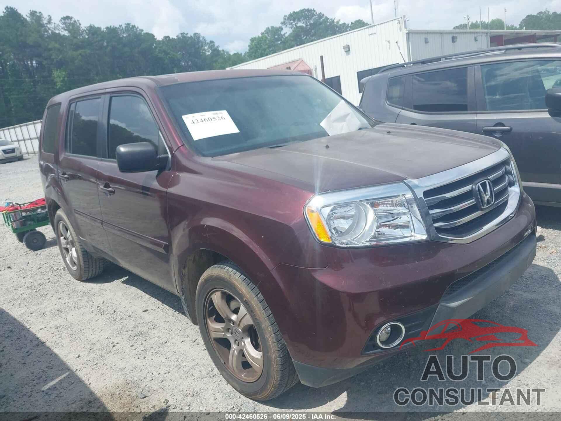 HONDA PILOT 2013 - 5FNYF3H54DB022853