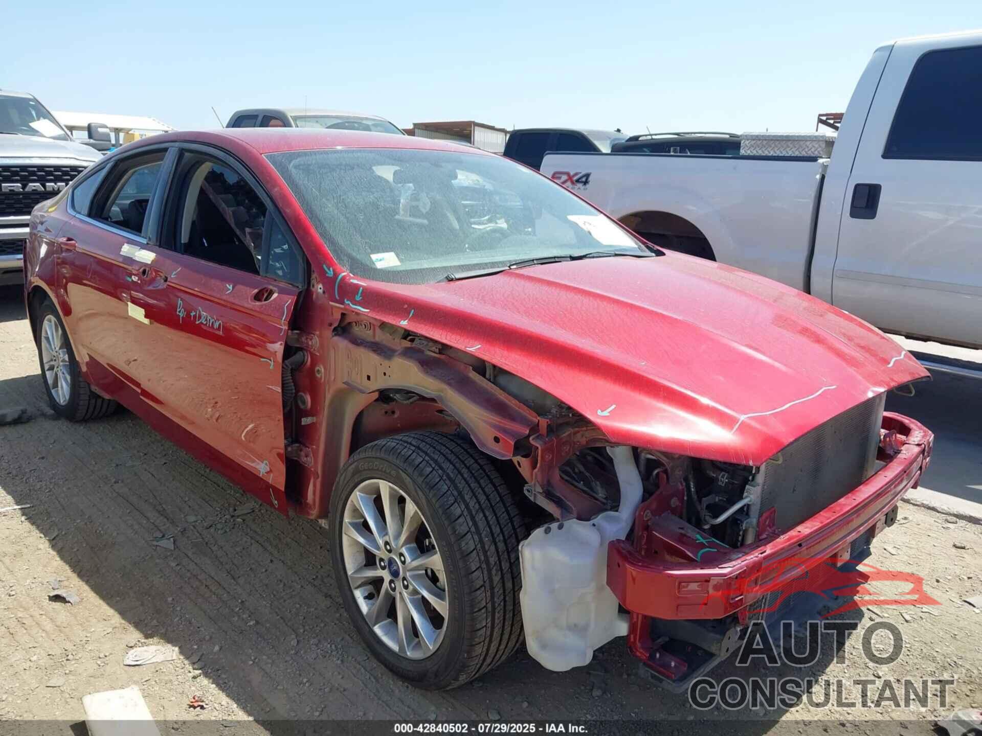 FORD FUSION 2017 - 3FA6P0HD9HR273842
