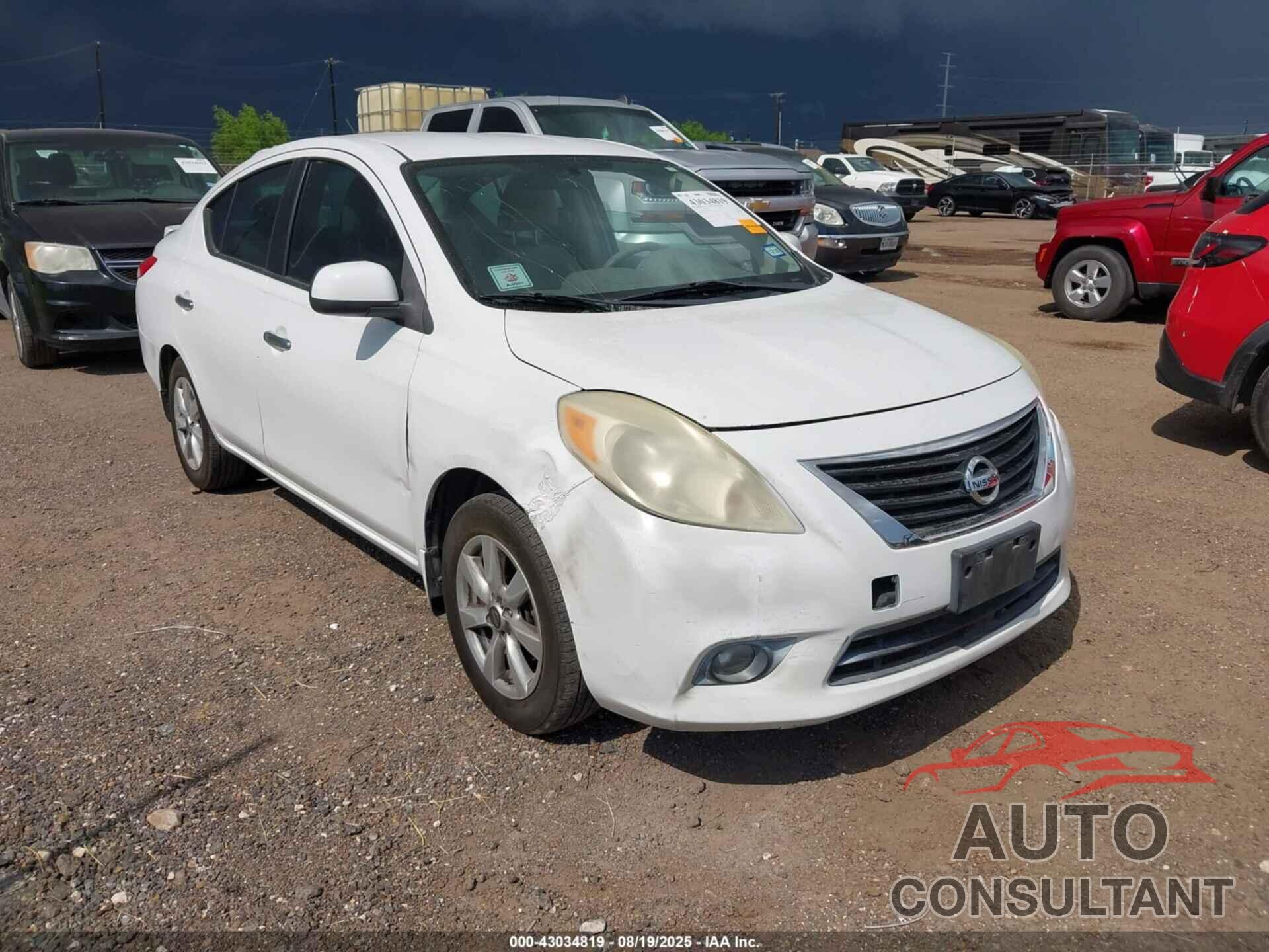 NISSAN VERSA 2012 - 3N1CN7AP8CL900772