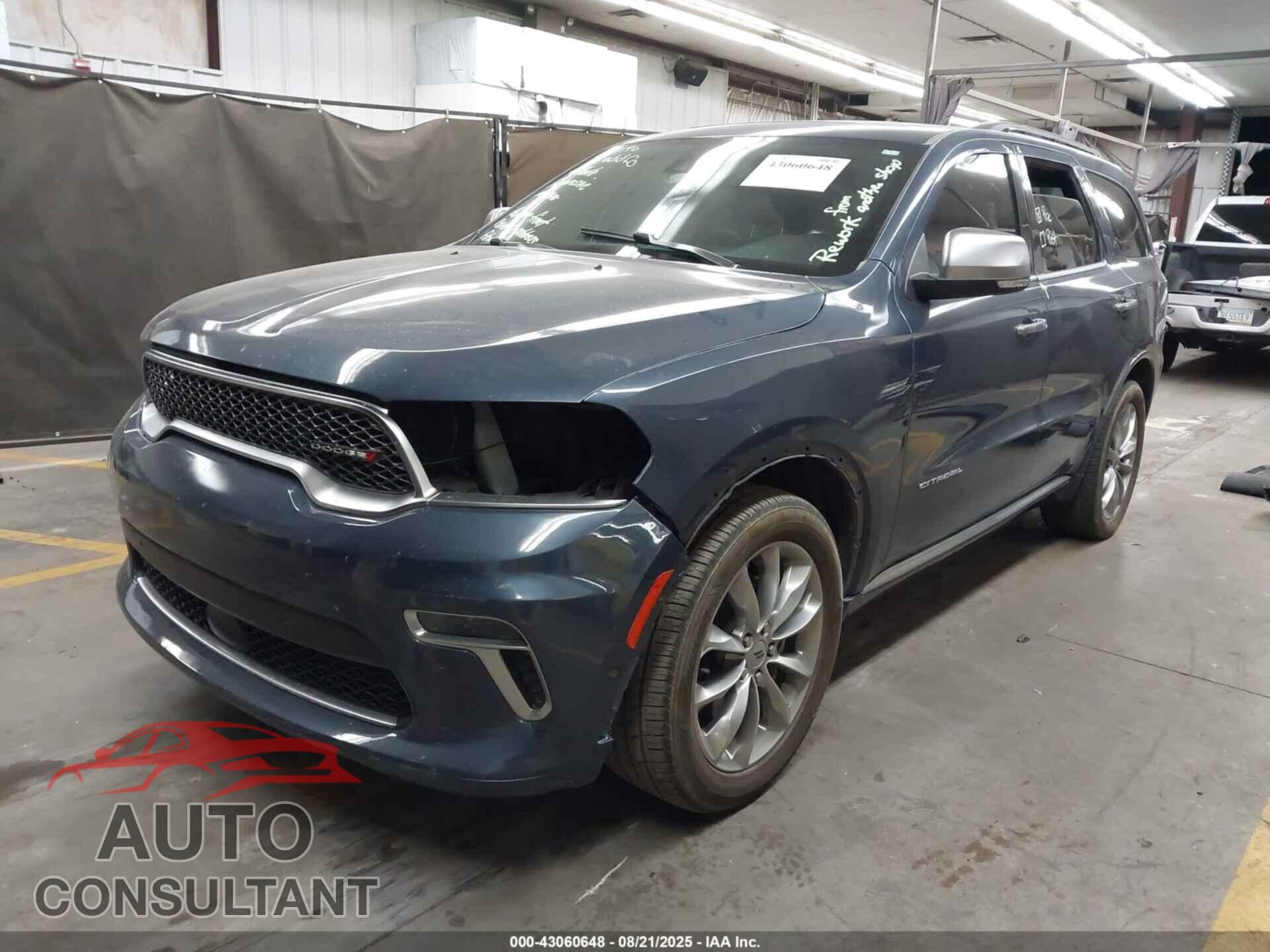 DODGE DURANGO 2021 - 1C4RDHEG9MC815057