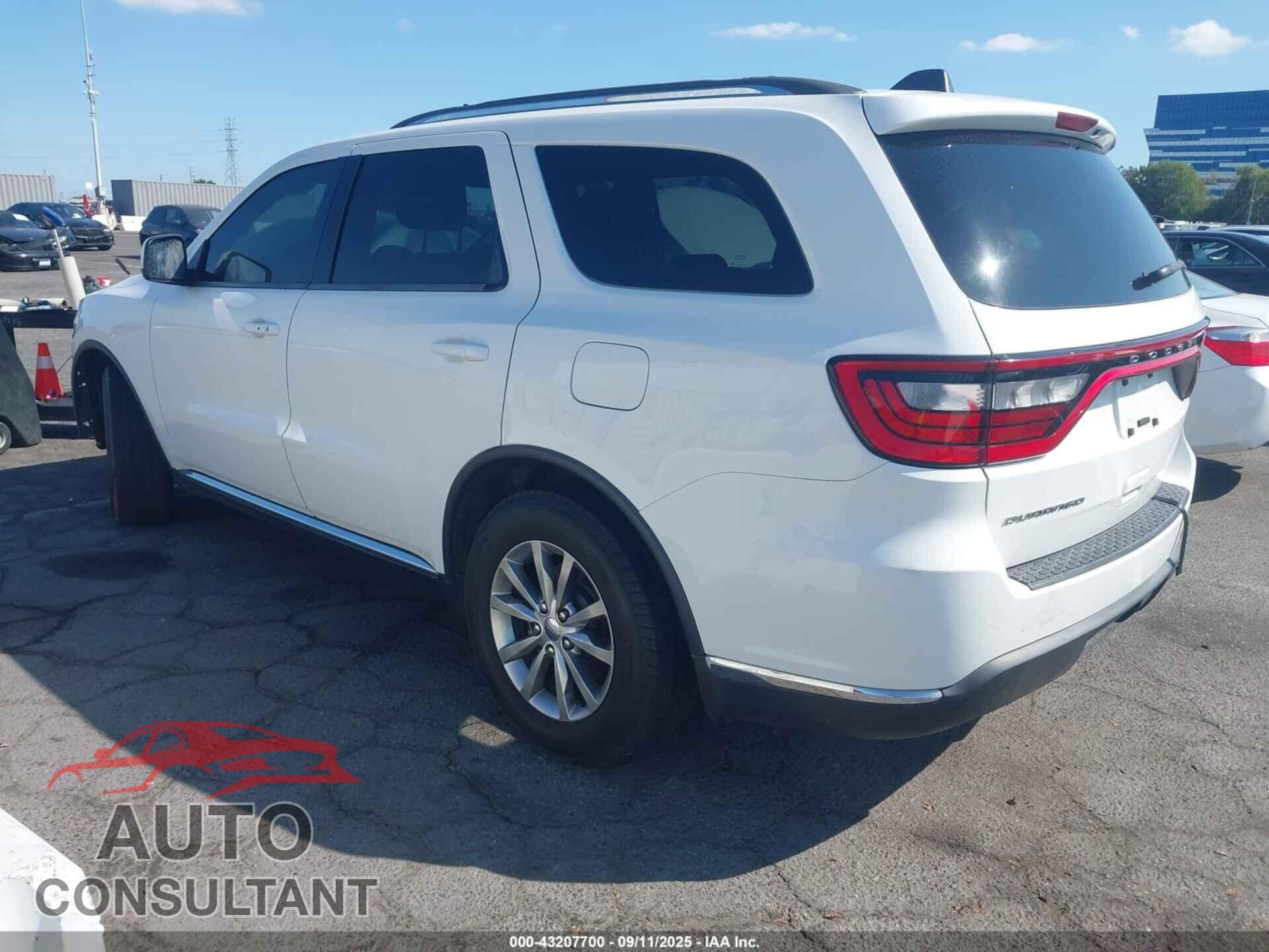 DODGE DURANGO 2017 - 1C4RDHAG9HC878588