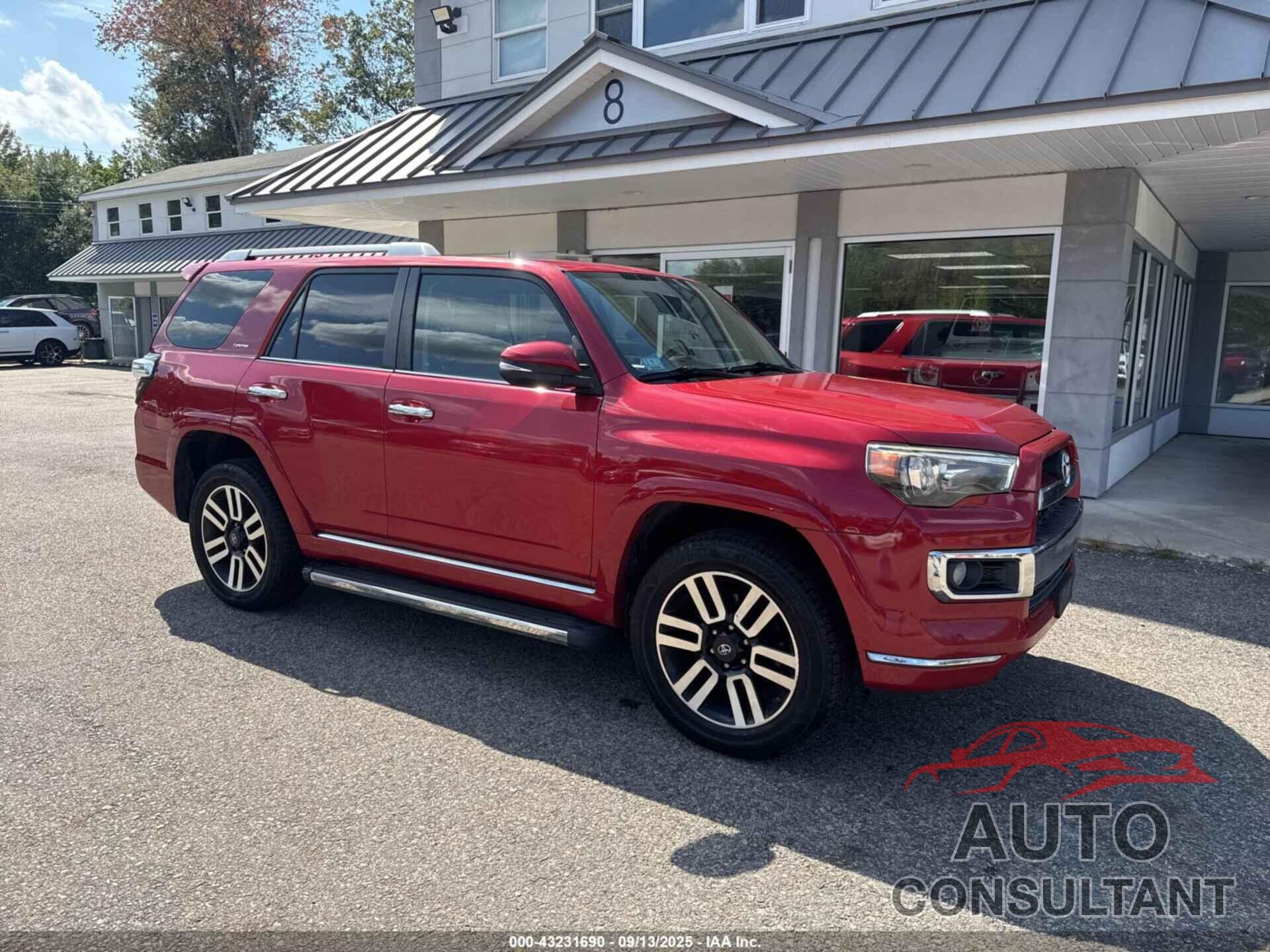 TOYOTA 4RUNNER 2015 - JTEBU5JRXF5249999