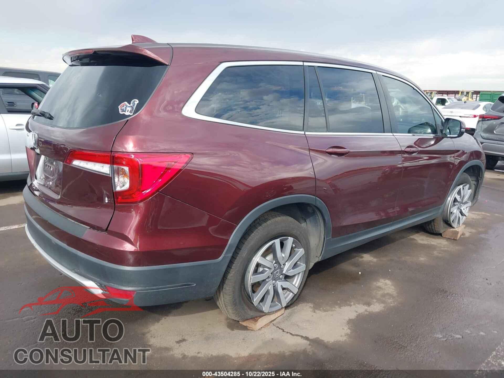 HONDA PILOT 2019 - 5FNYF5H33KB036346