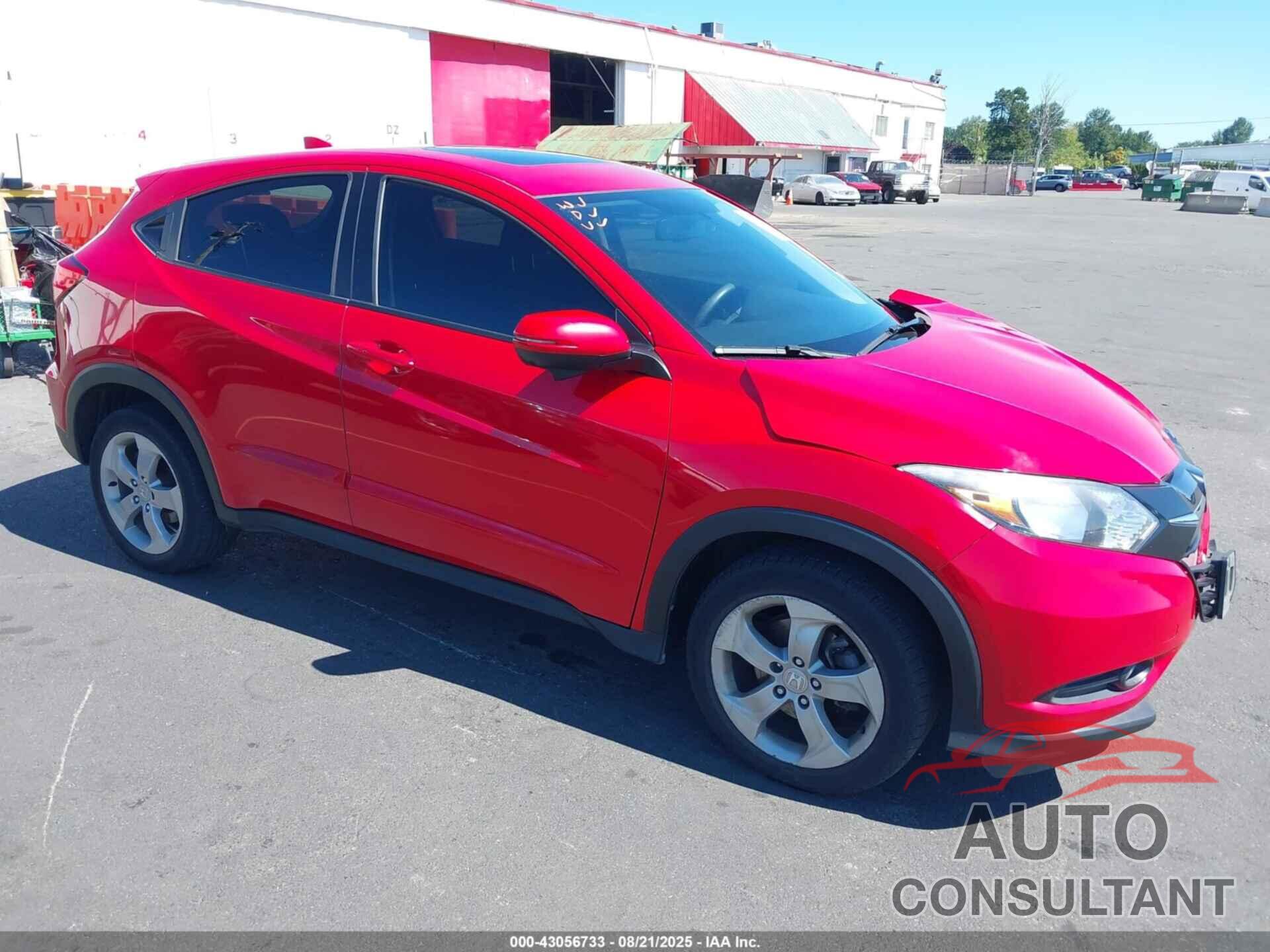 HONDA HR-V 2016 - 3CZRU6H50GM756914